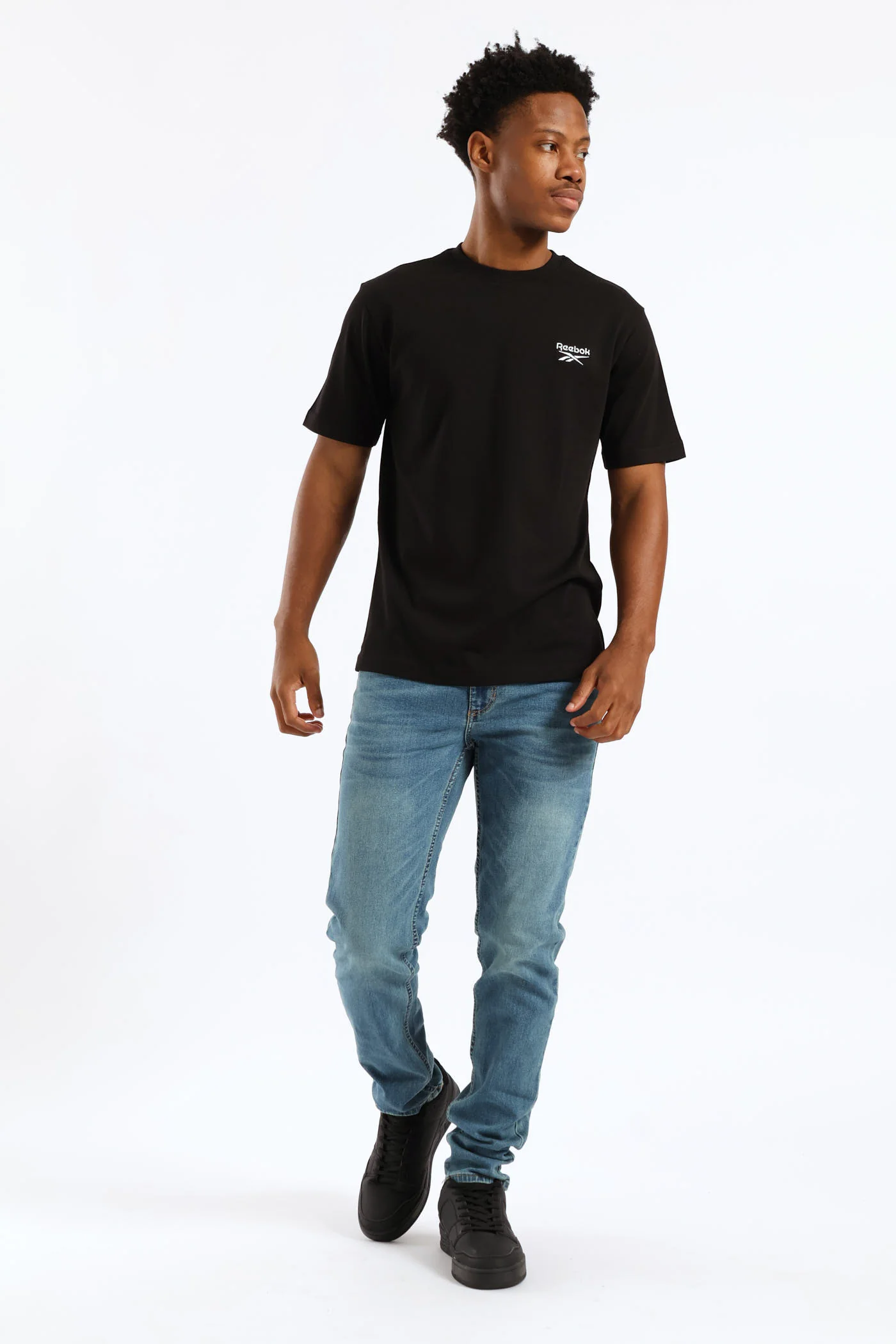Harold Crewneck Tee - Black - Image 4