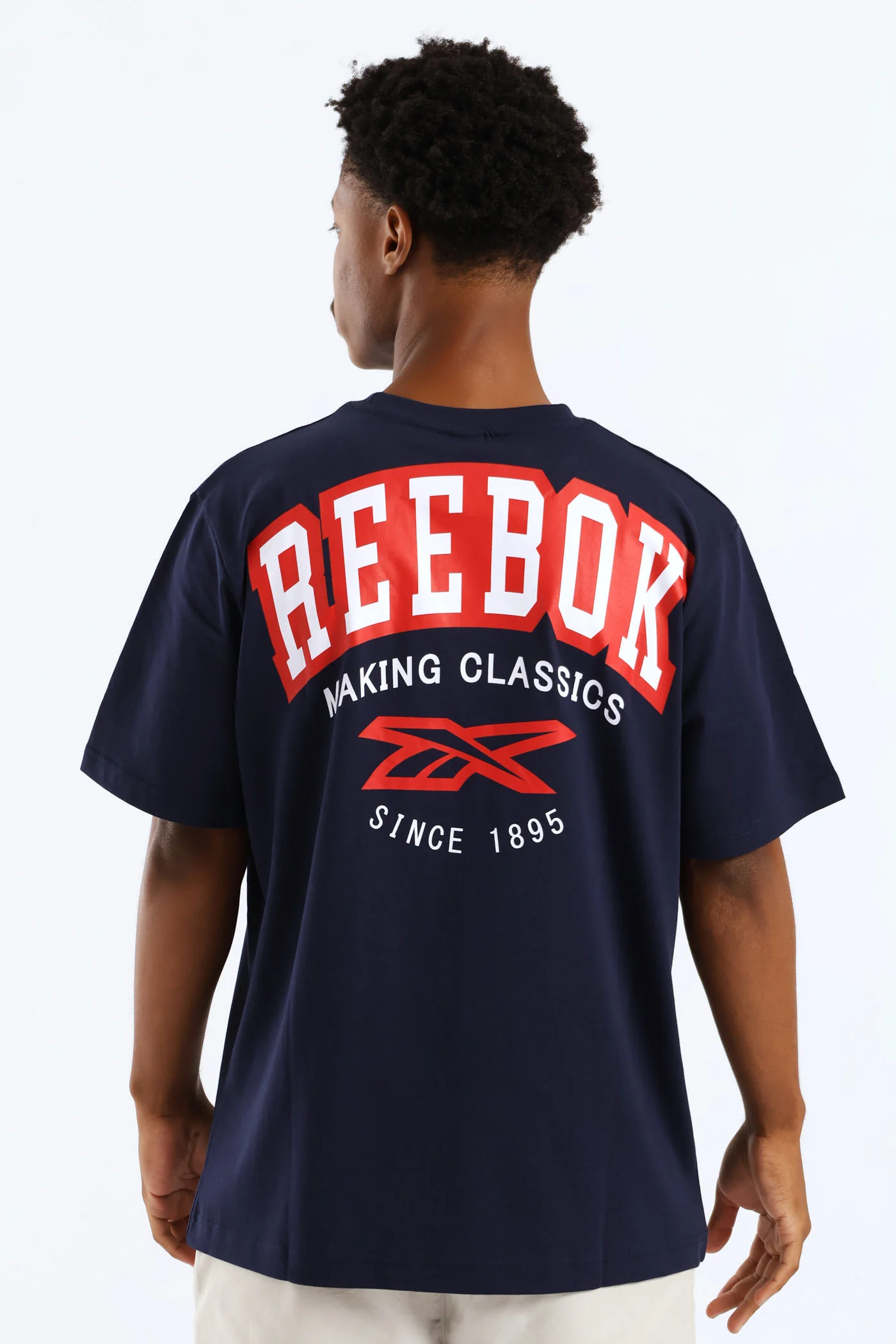 Harold Crewneck Tee - Navy - Image 2