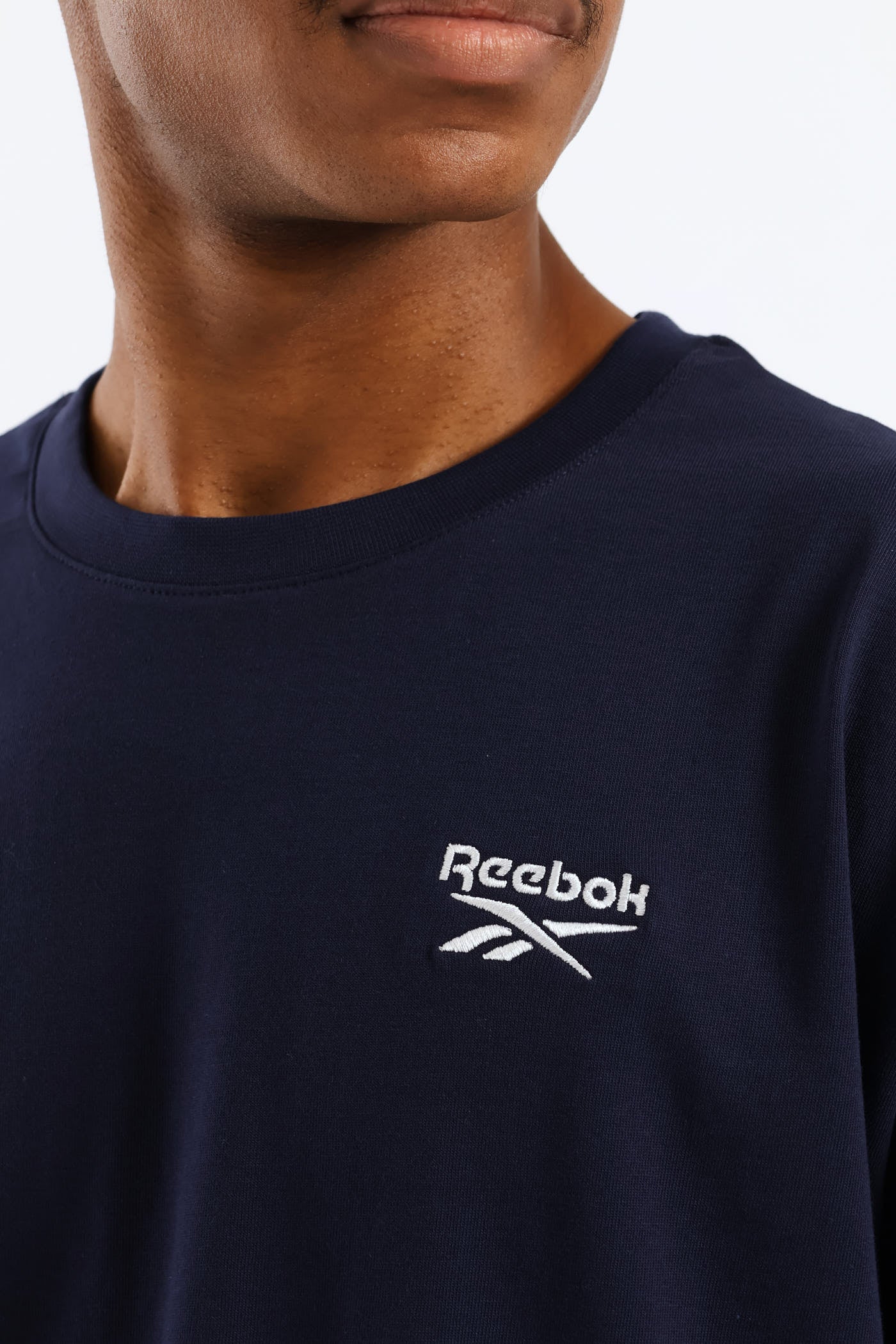 Harold Crewneck Tee - Navy - Image 4