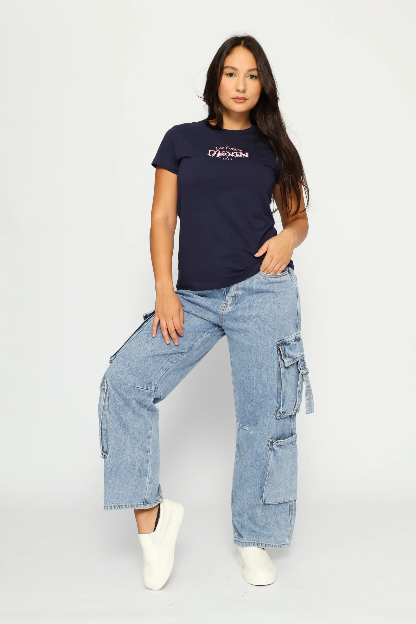 Haydee Tee - Navy - Image 5