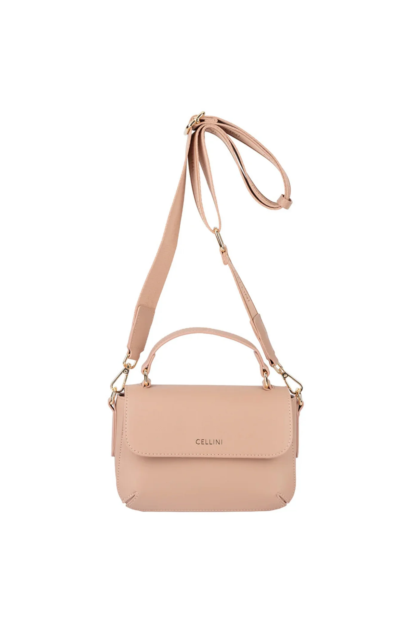Hazel Flapover Sling Bag - Beige - Image 4