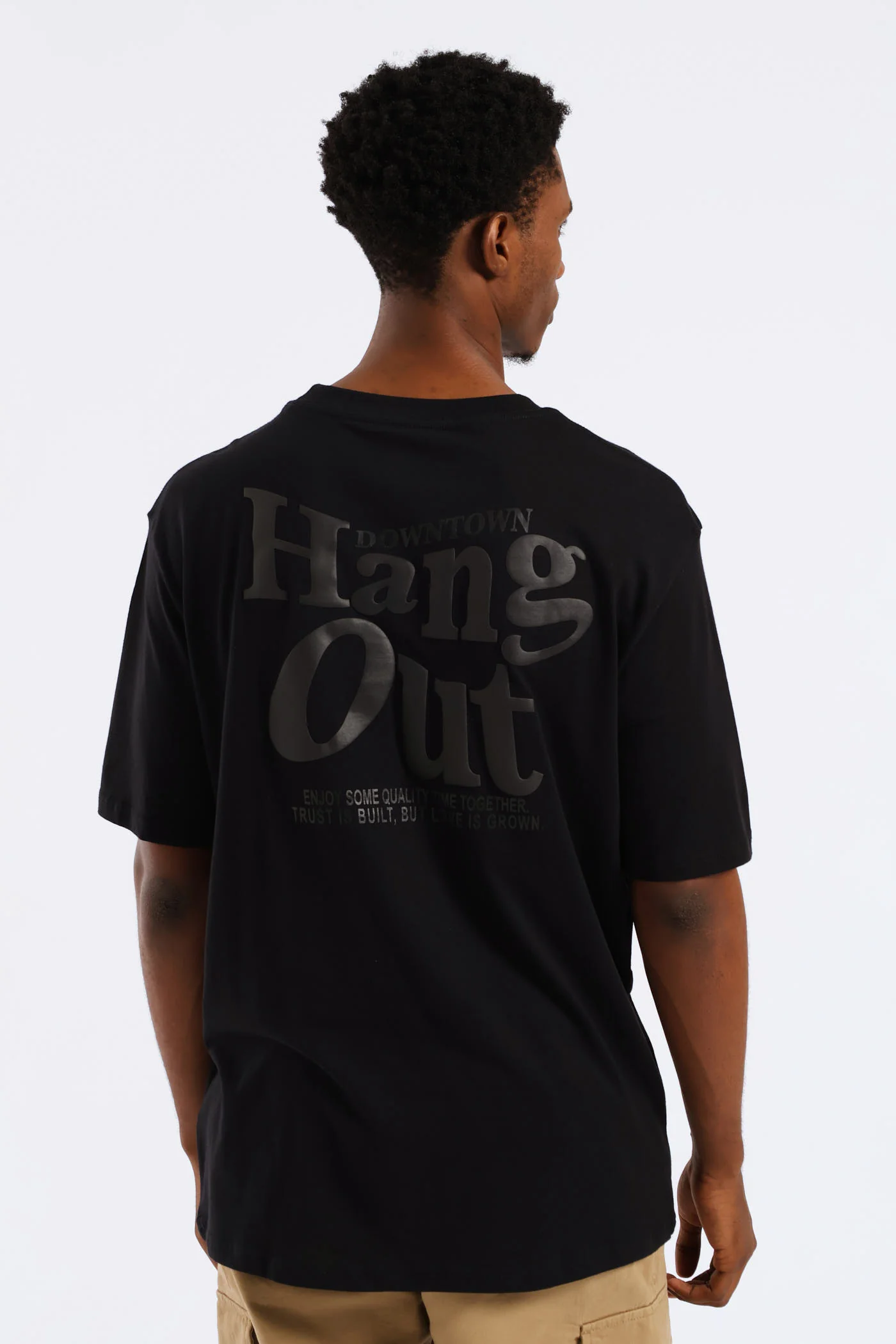 HD Print Tee - Black - Image 2