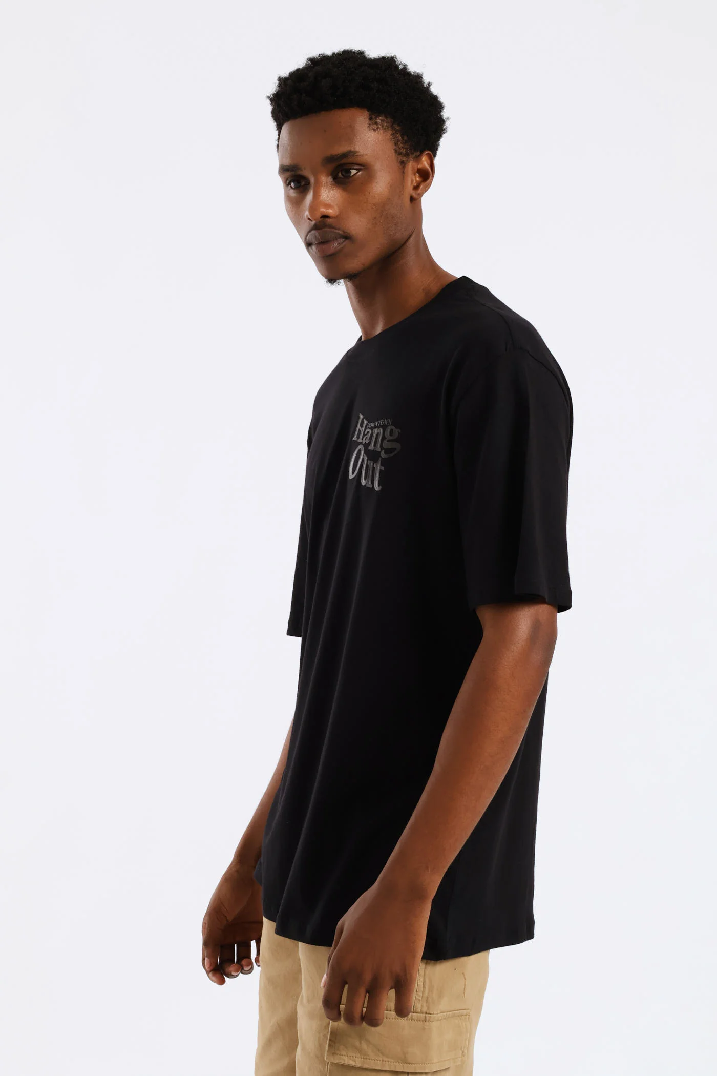 HD Print Tee - Black - Image 3