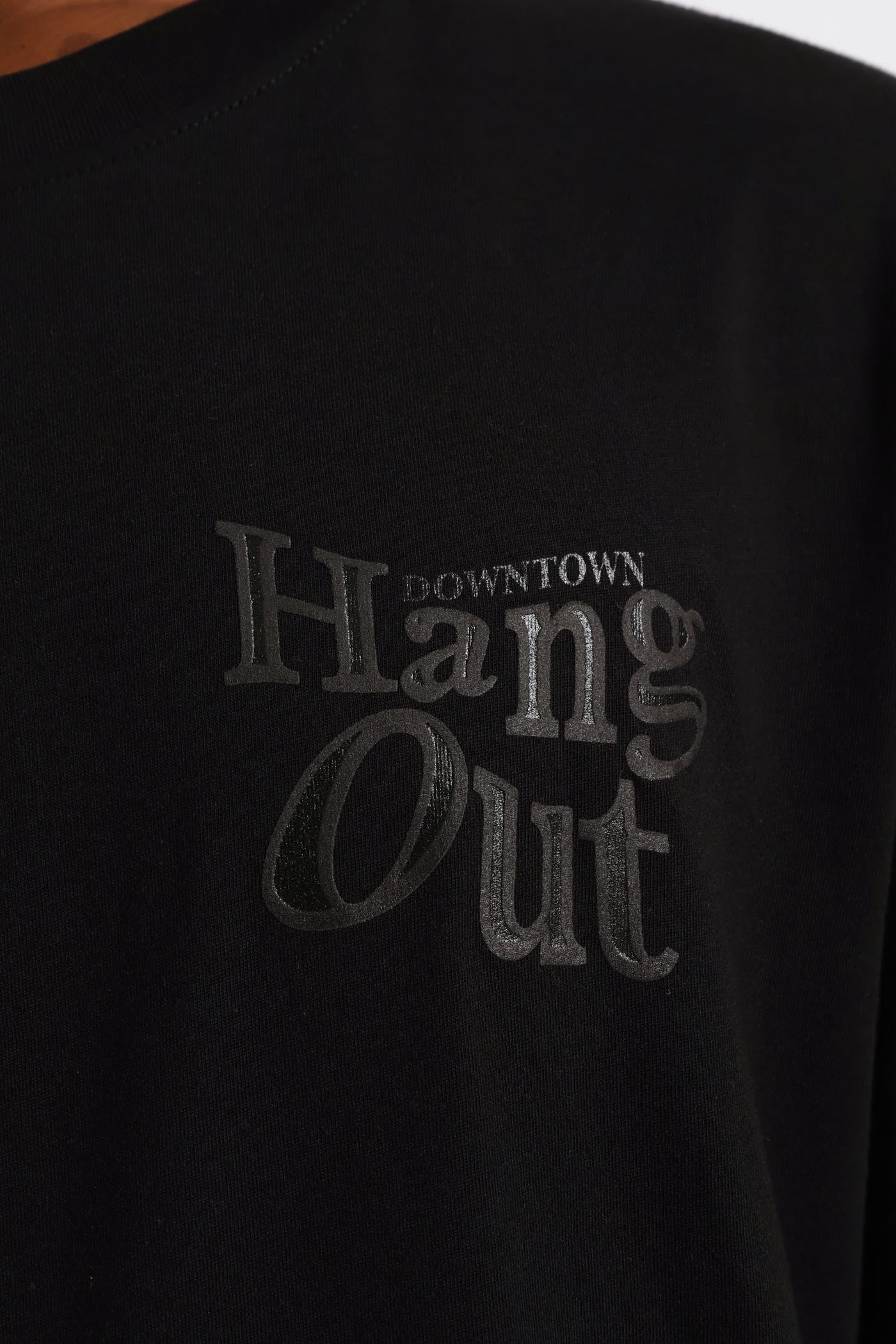 HD Print Tee - Black - Image 4