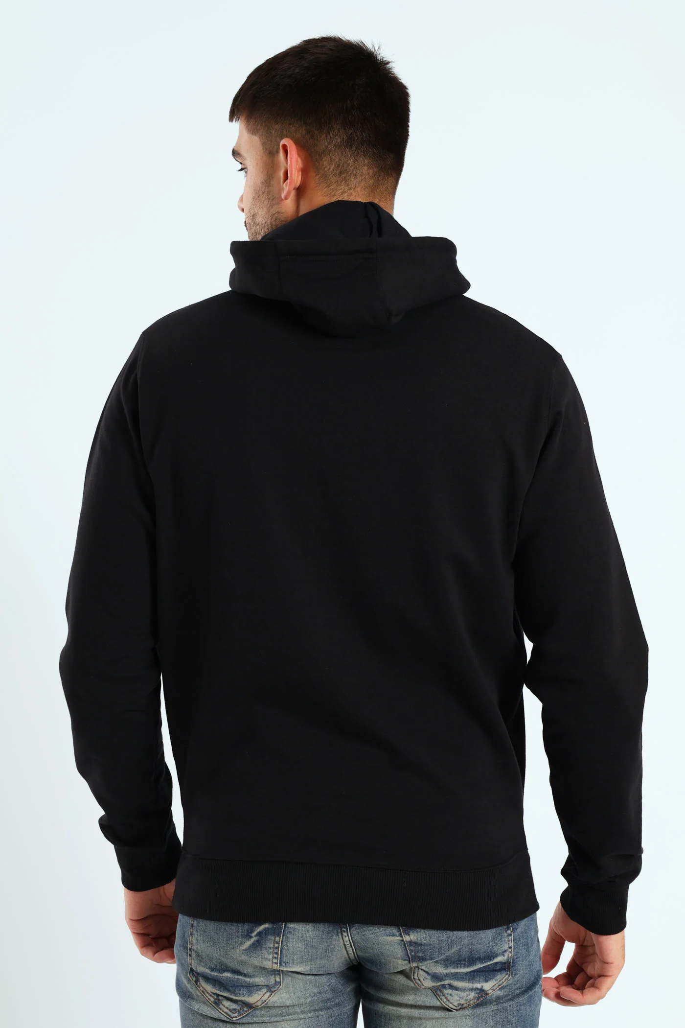 Fleece Head Pullover - Black - Image 4