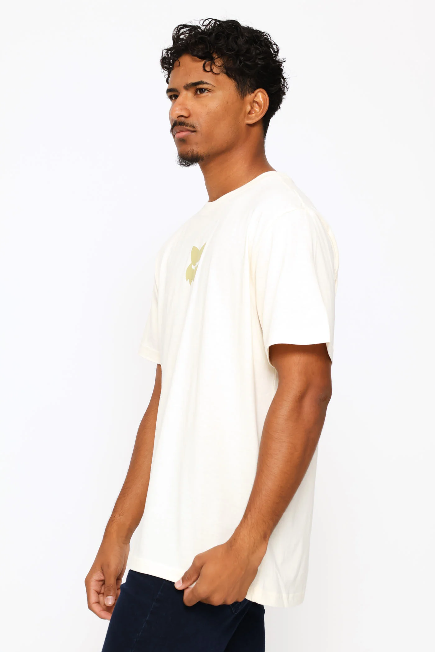 Fox Head Tee - Off White - Image 3