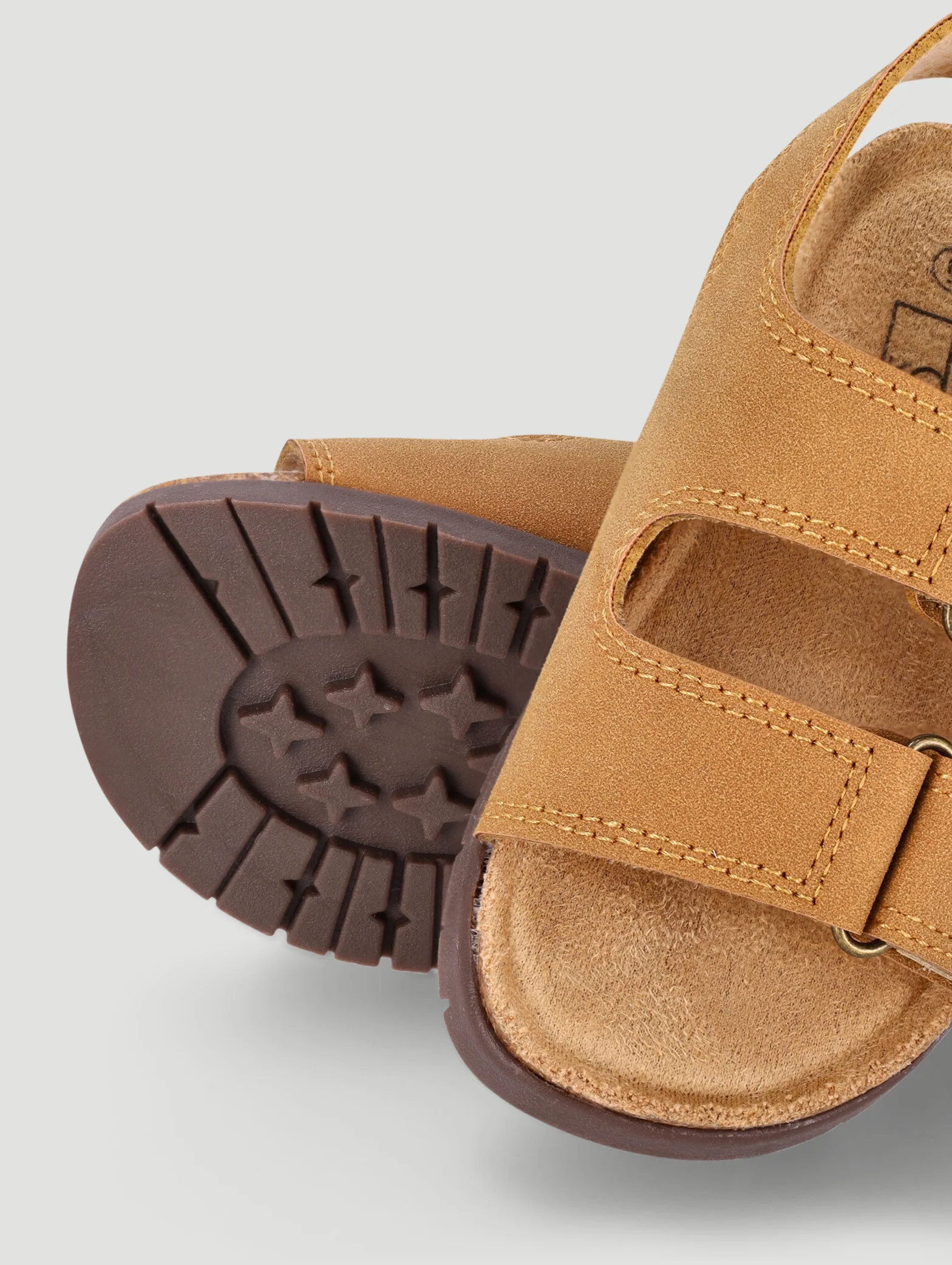 Pre-Boys Health Sandal - Tan - Image 6