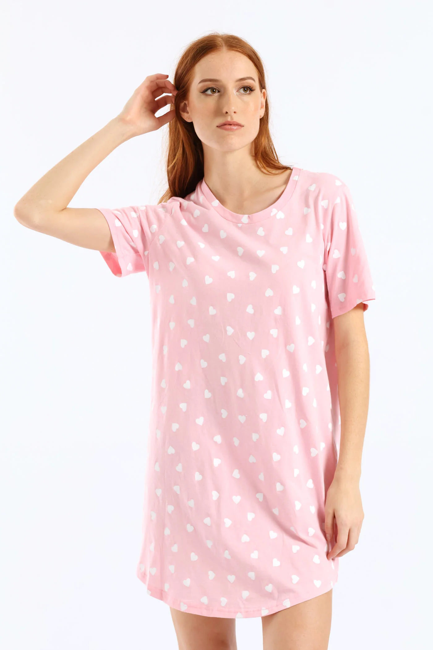 Hearts Sleepshirt - Pink - Image 3