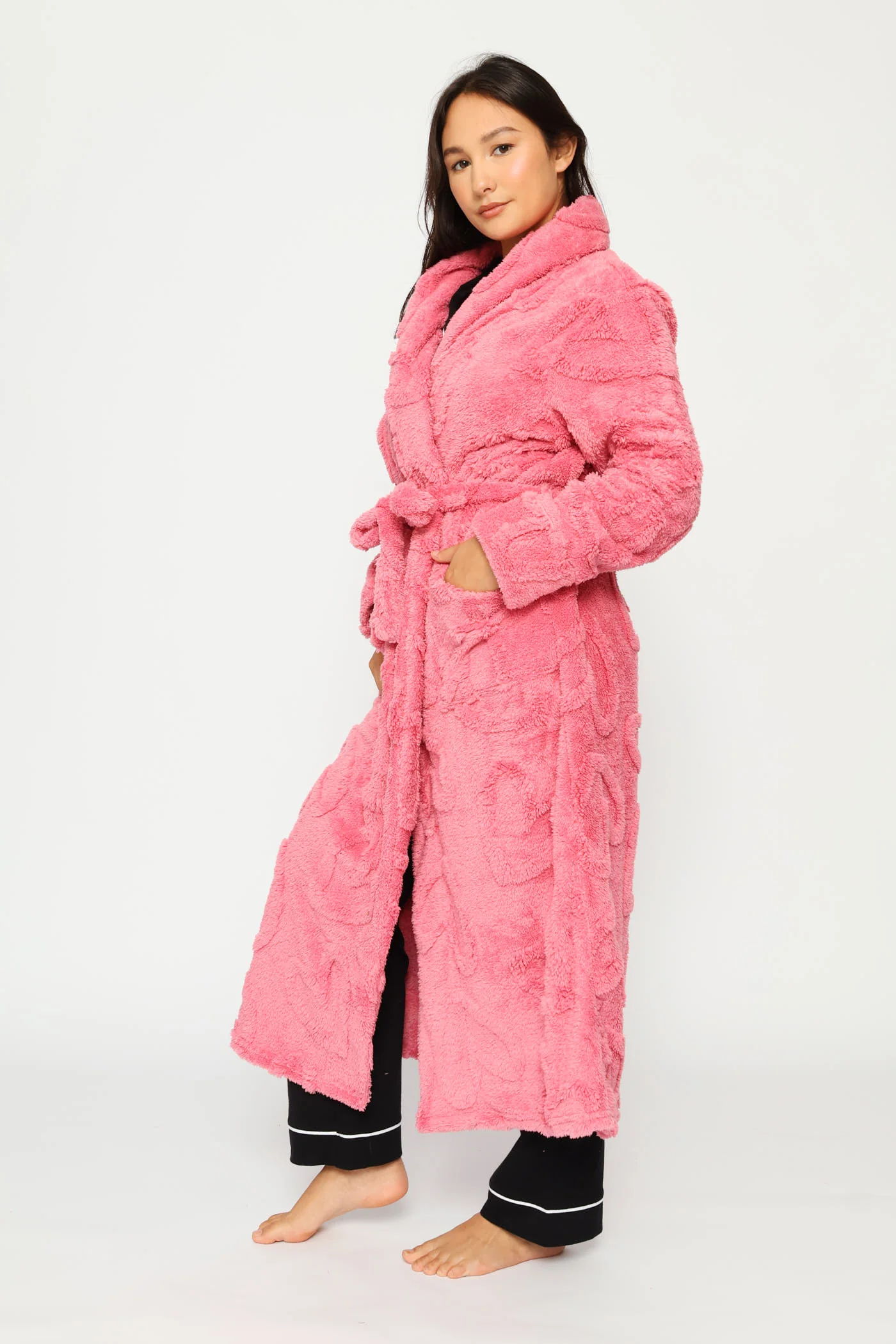 Hearts Wrap Gown - Pink - Image 4