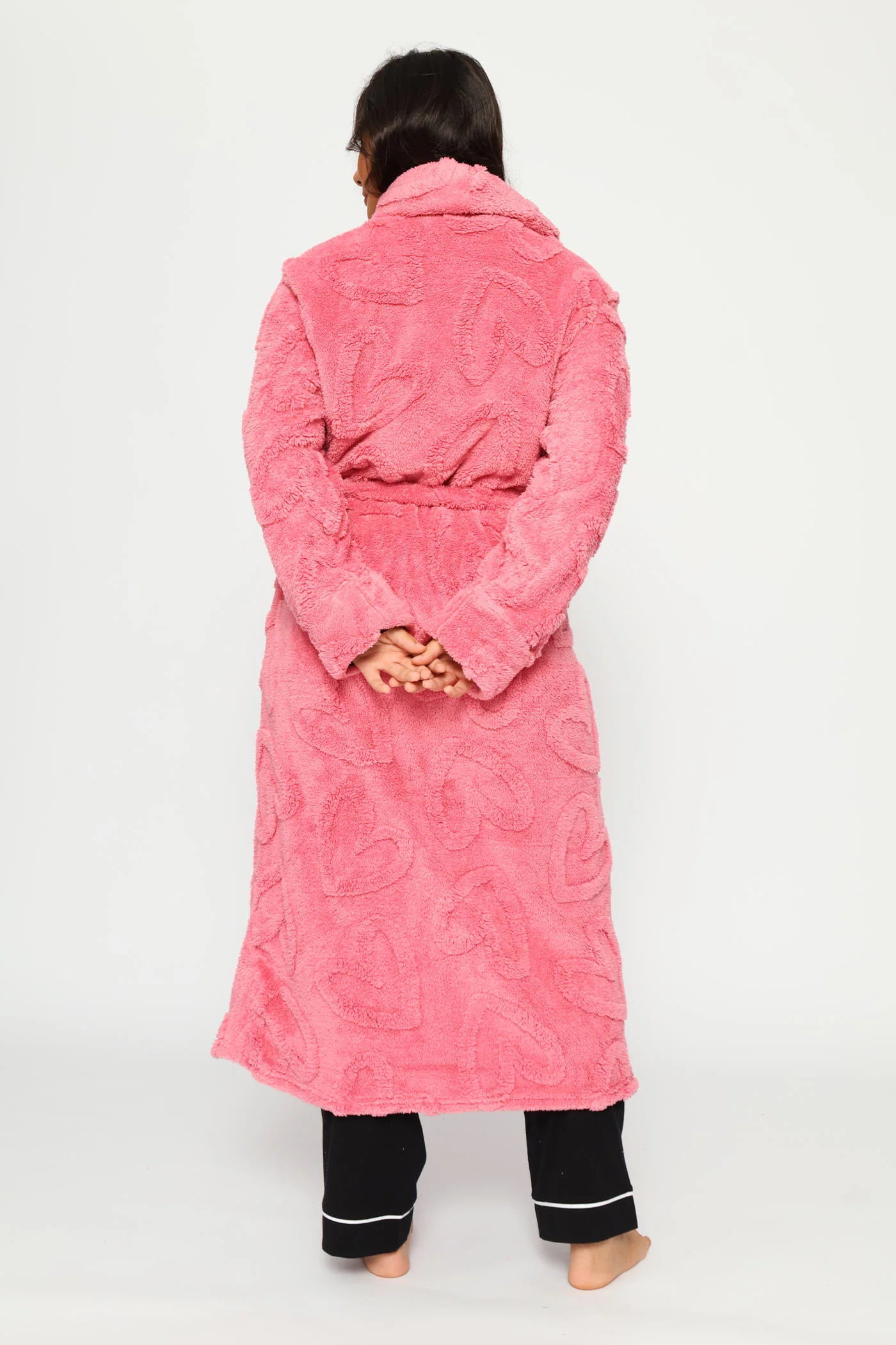 Hearts Wrap Gown - Pink - Image 5