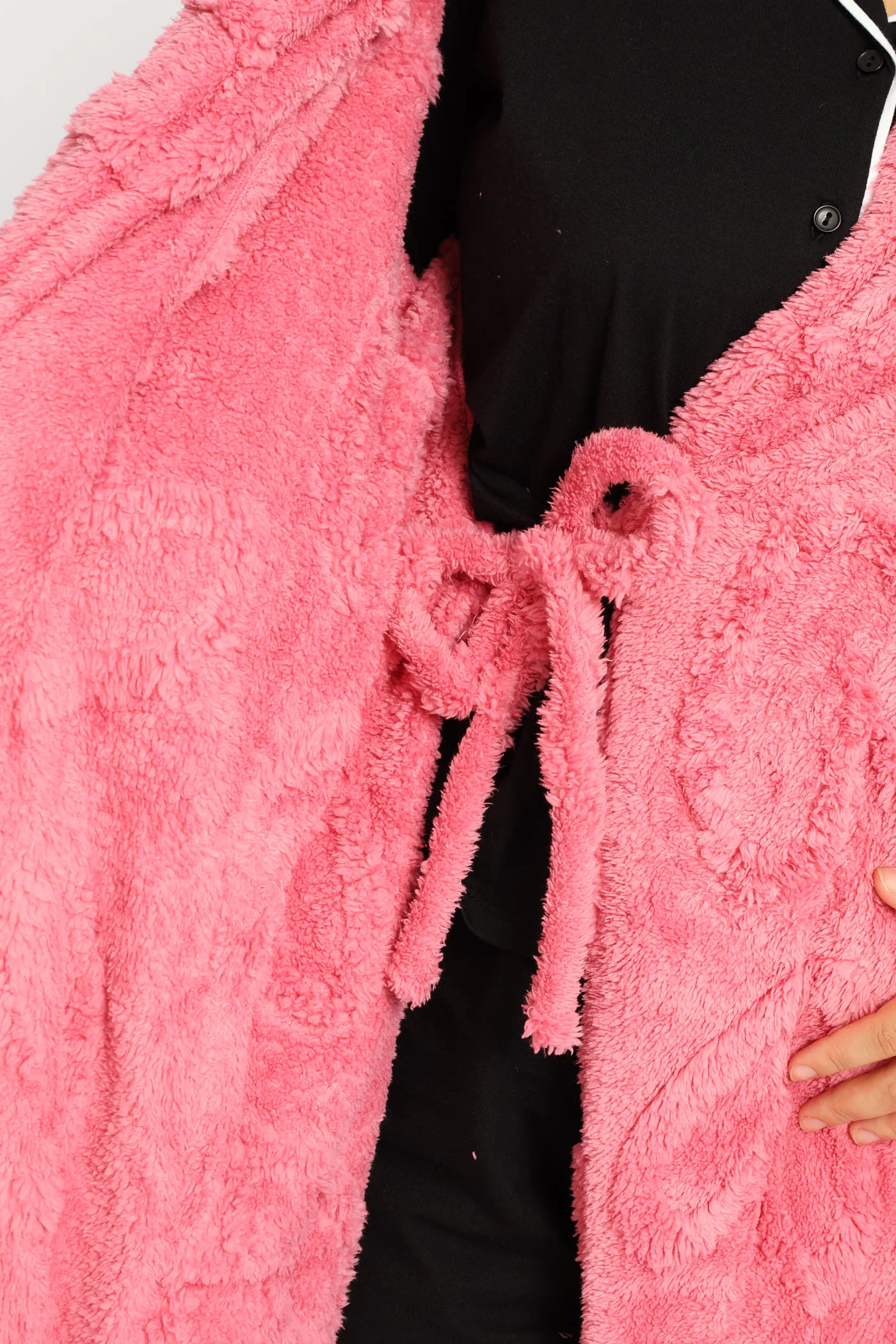 Hearts Wrap Gown - Pink - Image 6