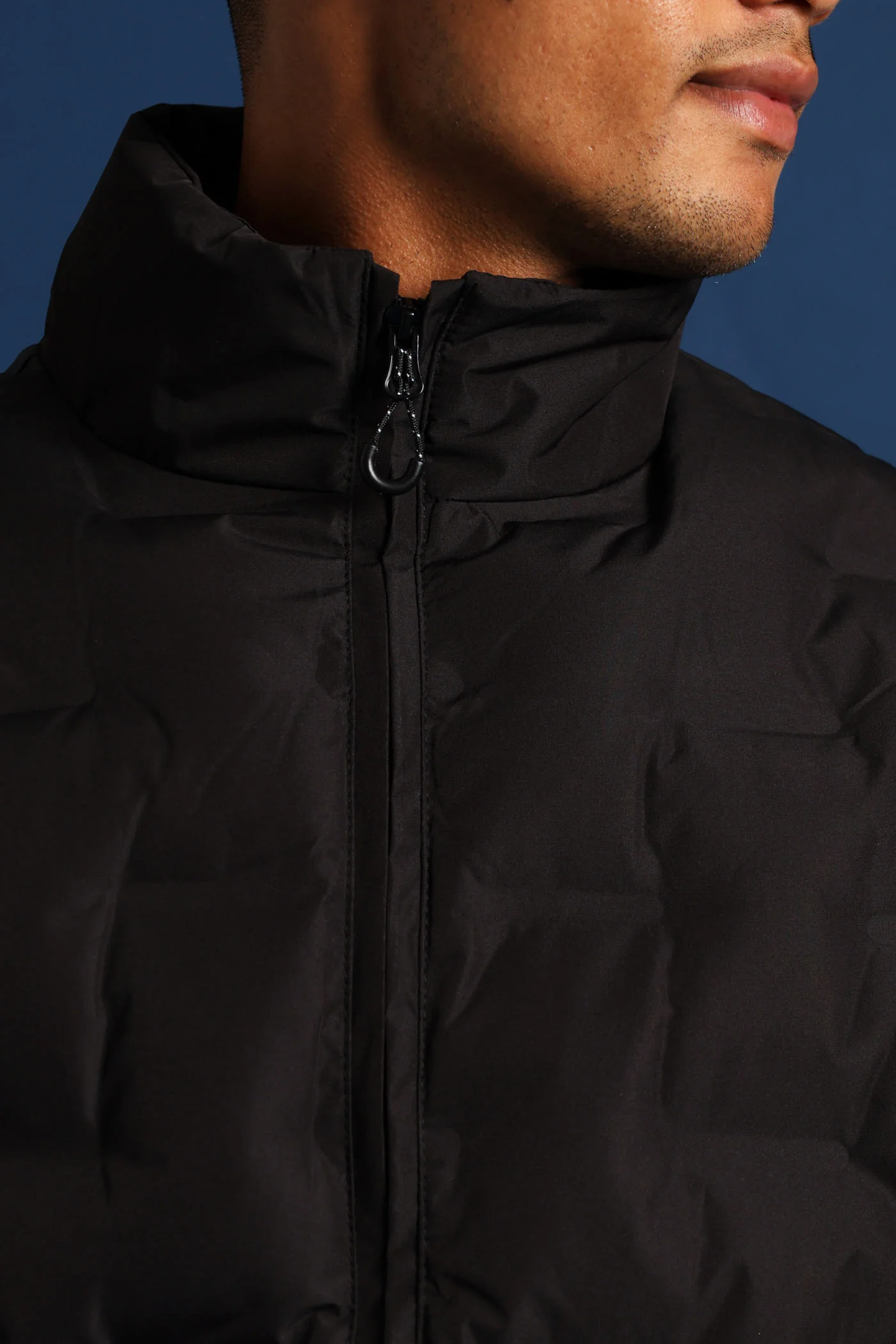 Heat Seal Puffer Jacket - Black - Image 3