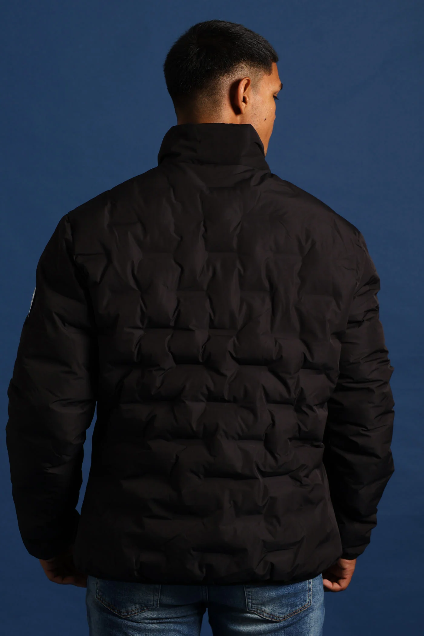 Heat Seal Puffer Jacket - Black - Image 5