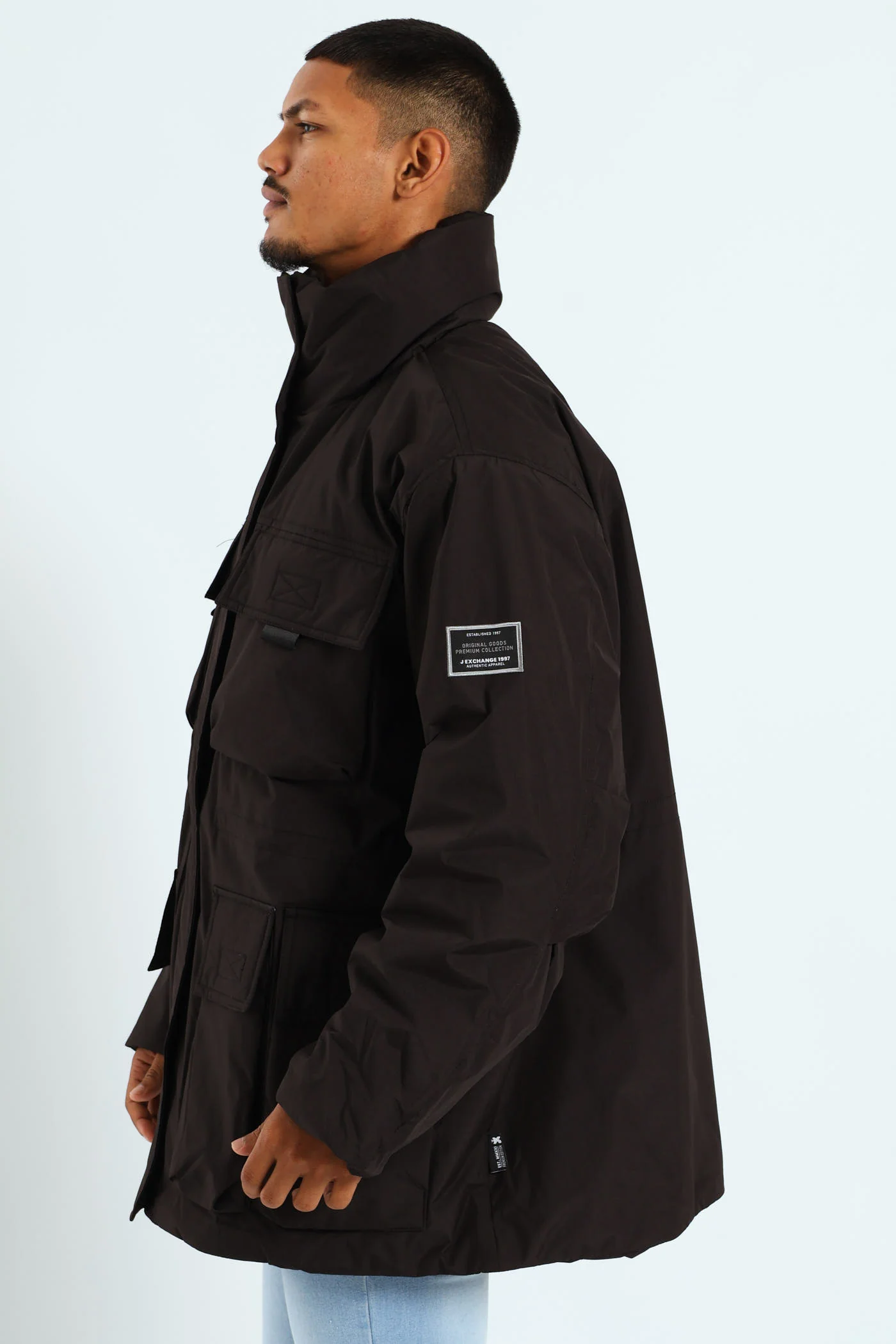 Heavy Puffer Jacket - Black - Image 3