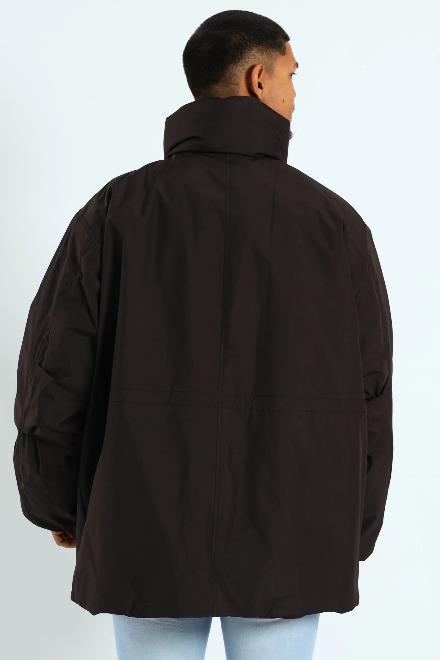 Heavy Puffer Jacket - Black - Image 4