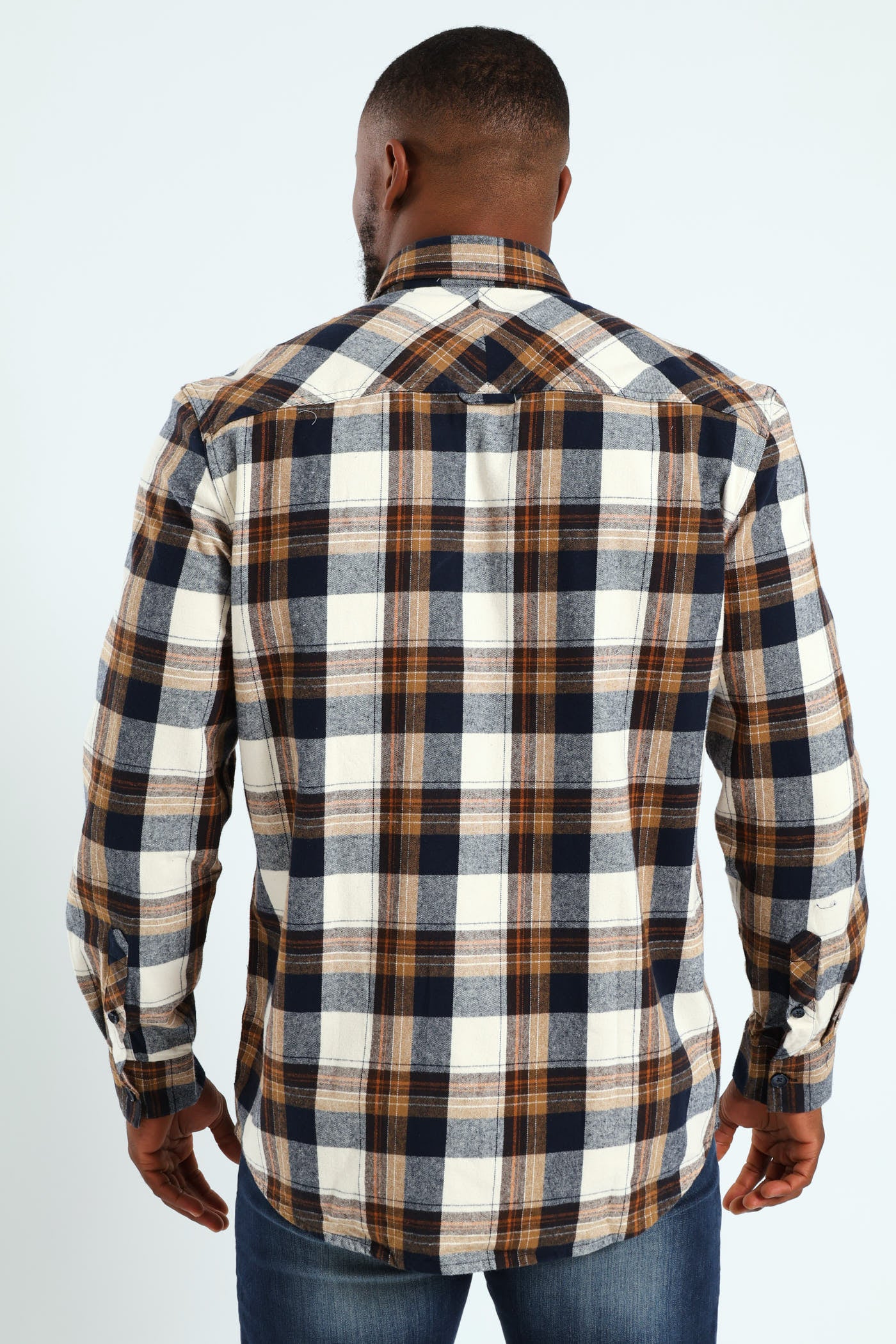 Heavy Weight Flannel Shirt - Black - Image 3