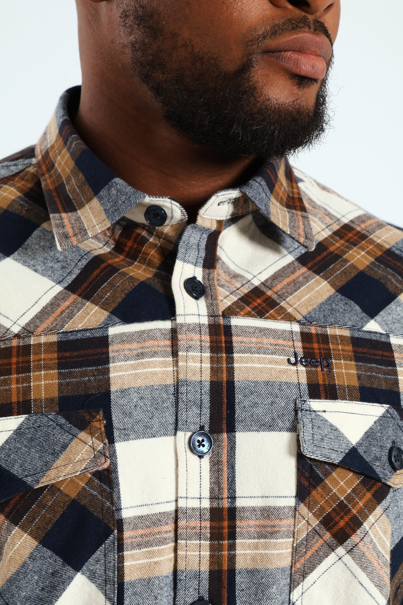 Heavy Weight Flannel Shirt - Black - Image 5