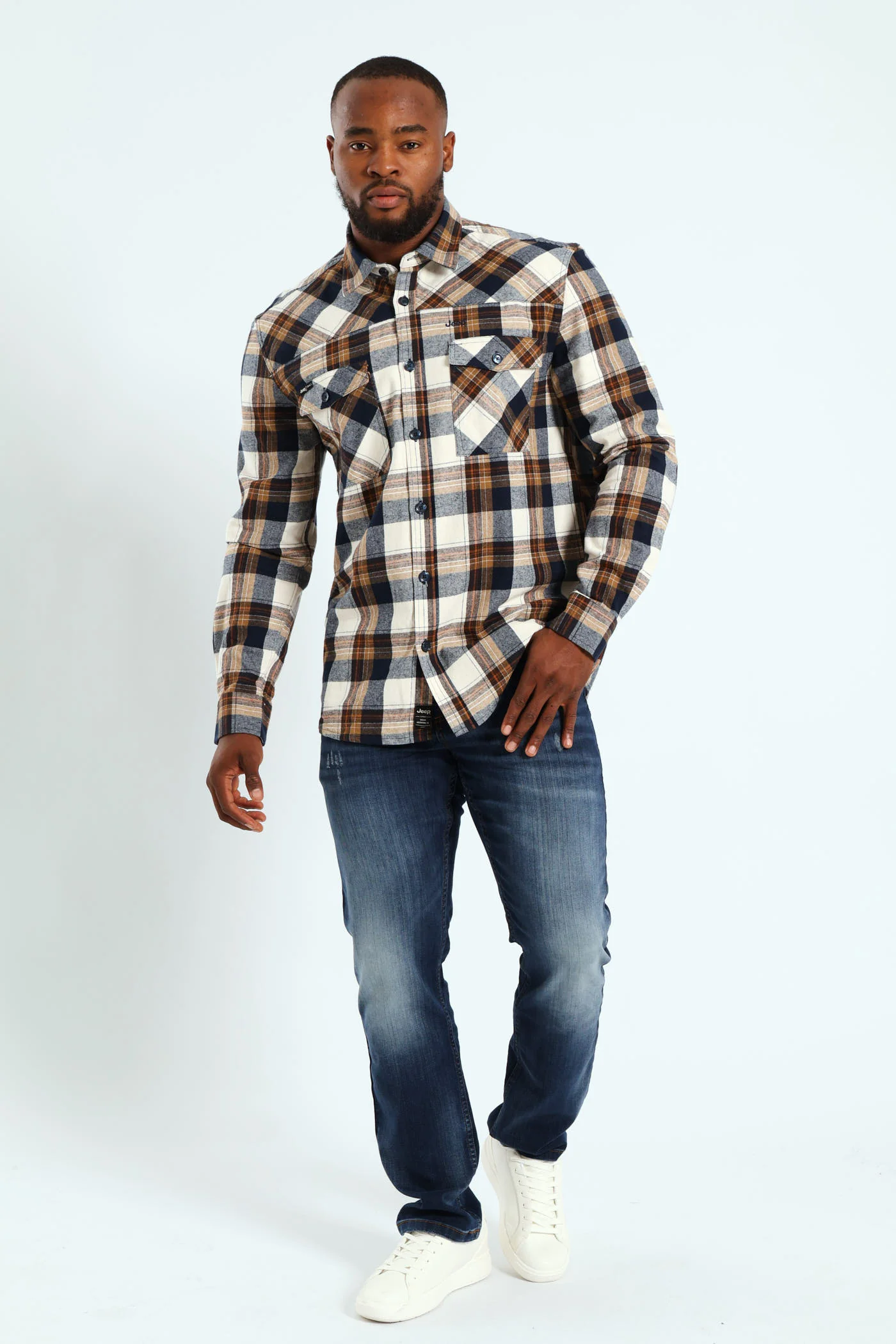 Heavy Weight Flannel Shirt - Black - Image 7