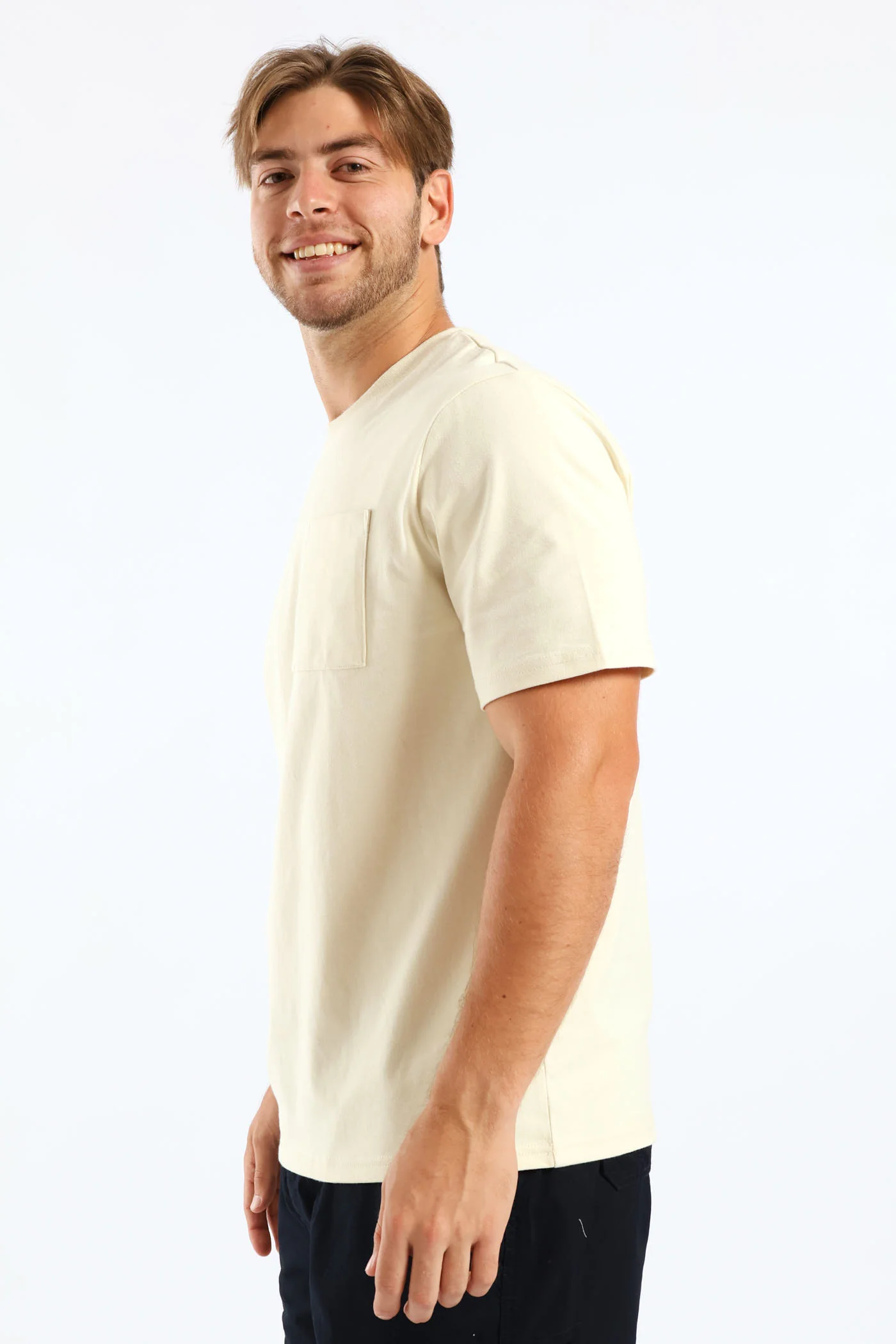 Heavy Weight Pocket Tee - Ecru - Image 3