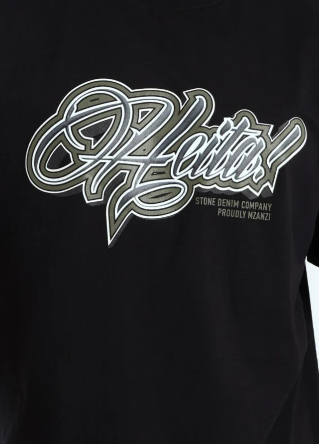 Heita Tee - Black - Image 2