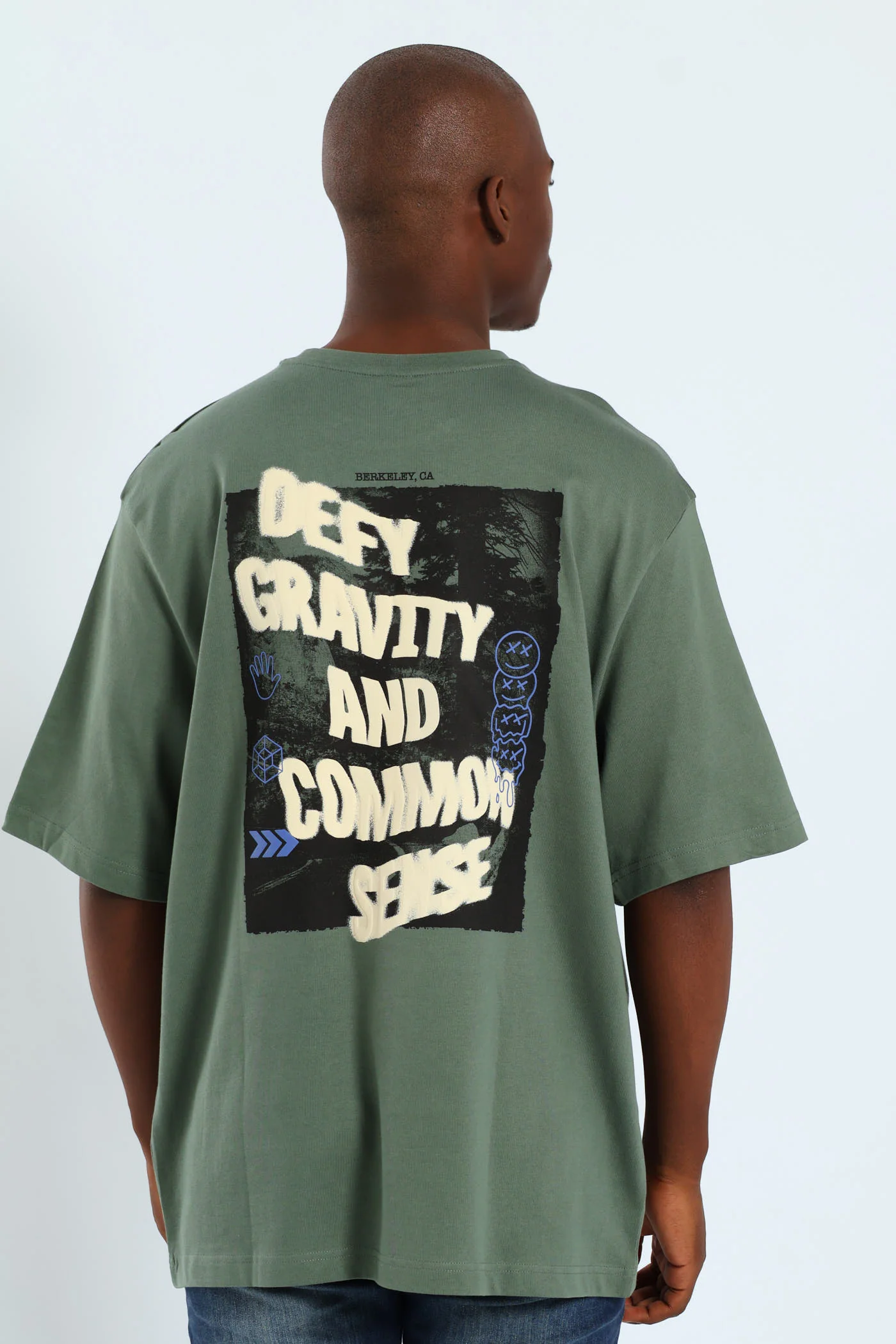 Heritage Graphic Relaxed Tee - Forest Green - Image 2