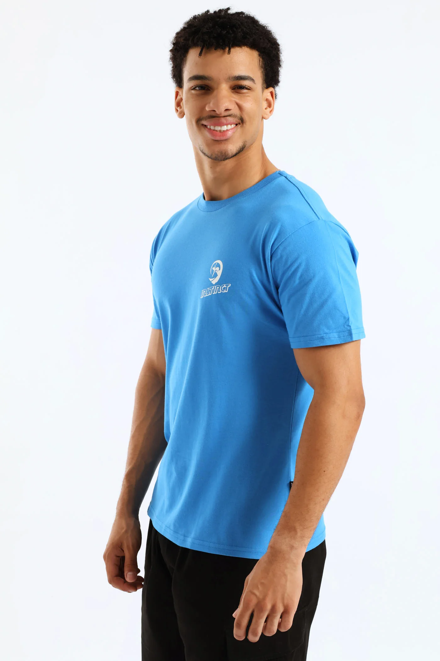 Heritage Print Tee - Blue - Image 3