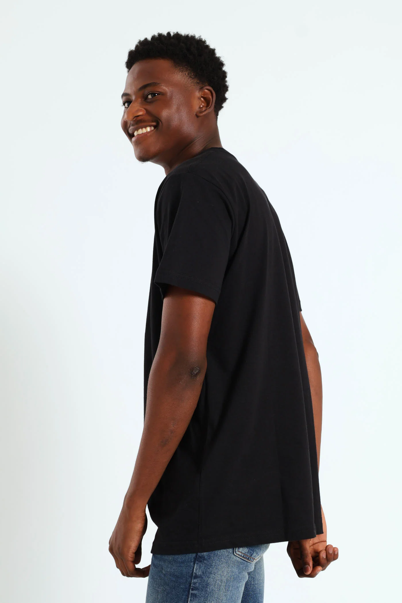 Heritage Short Sleeve Tee - Black - Image 2