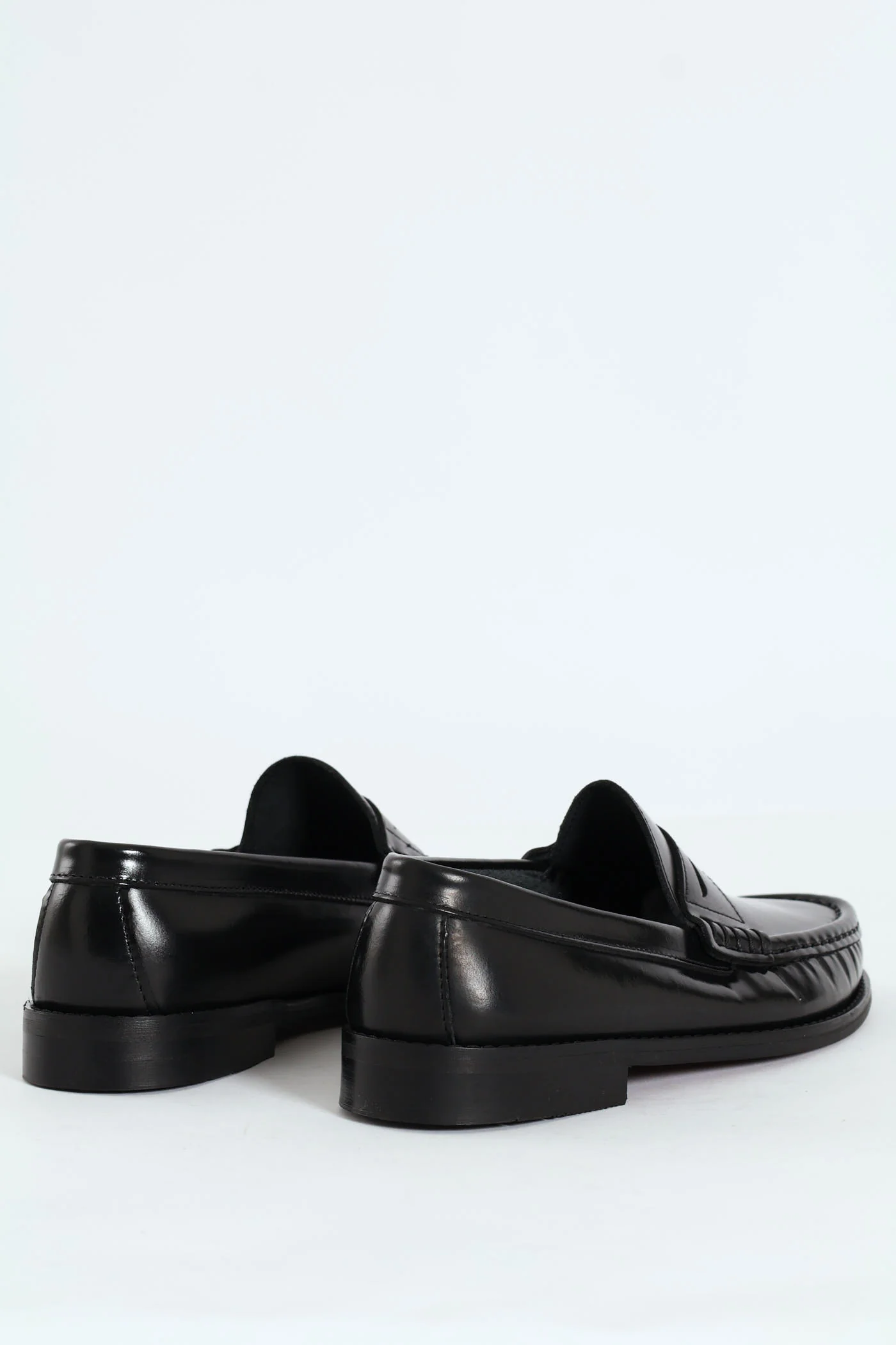 Hi Shine Penny Moccasin - Black - Image 2