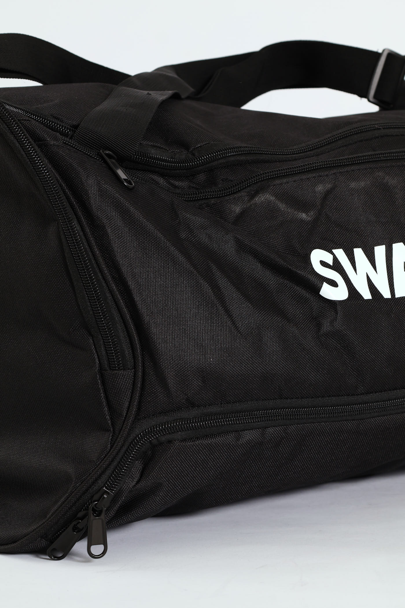 High Density Print Duffel Bag - Black - Image 5