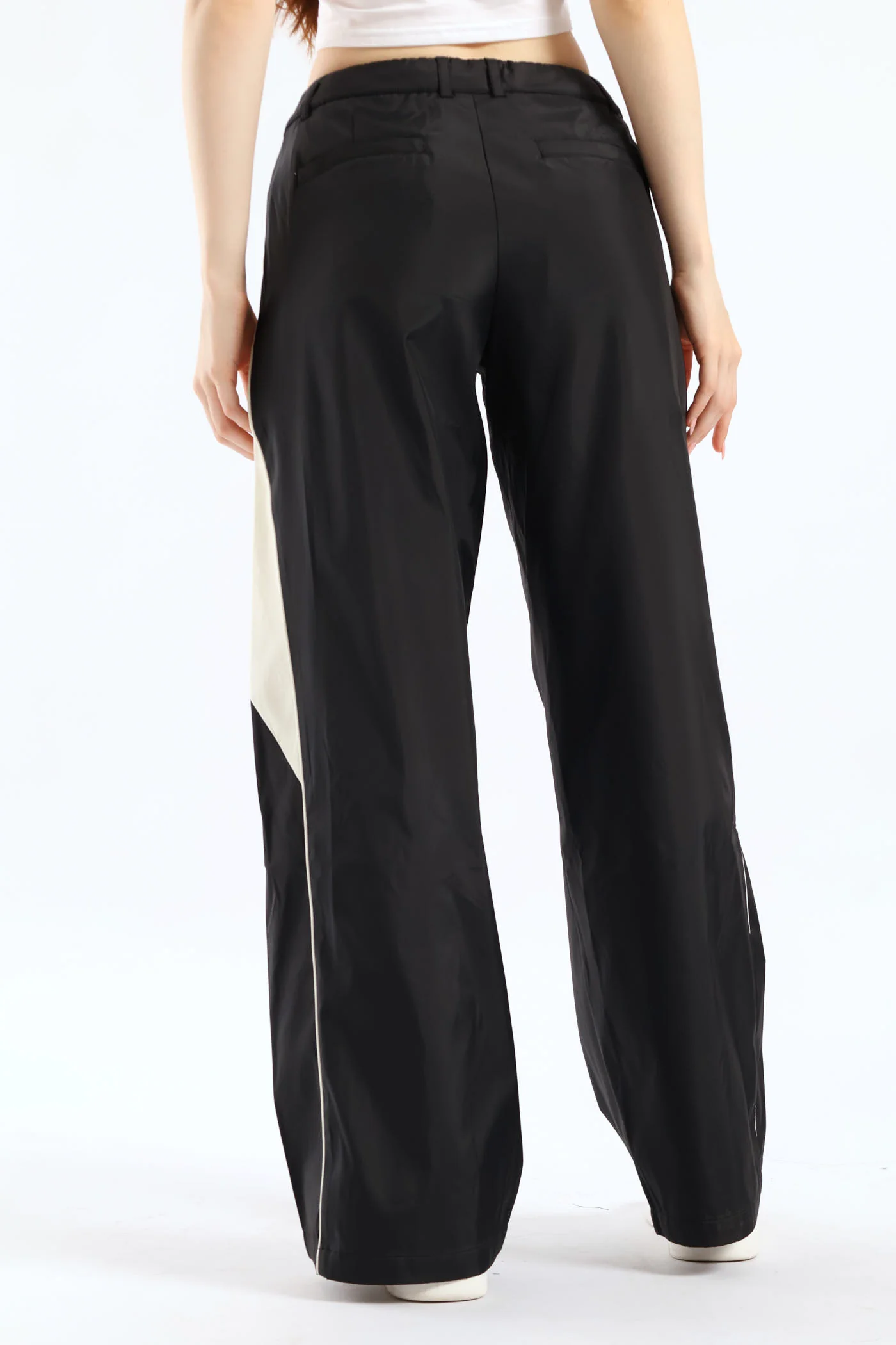High Rise Wide Leg Pant - Black - Image 2