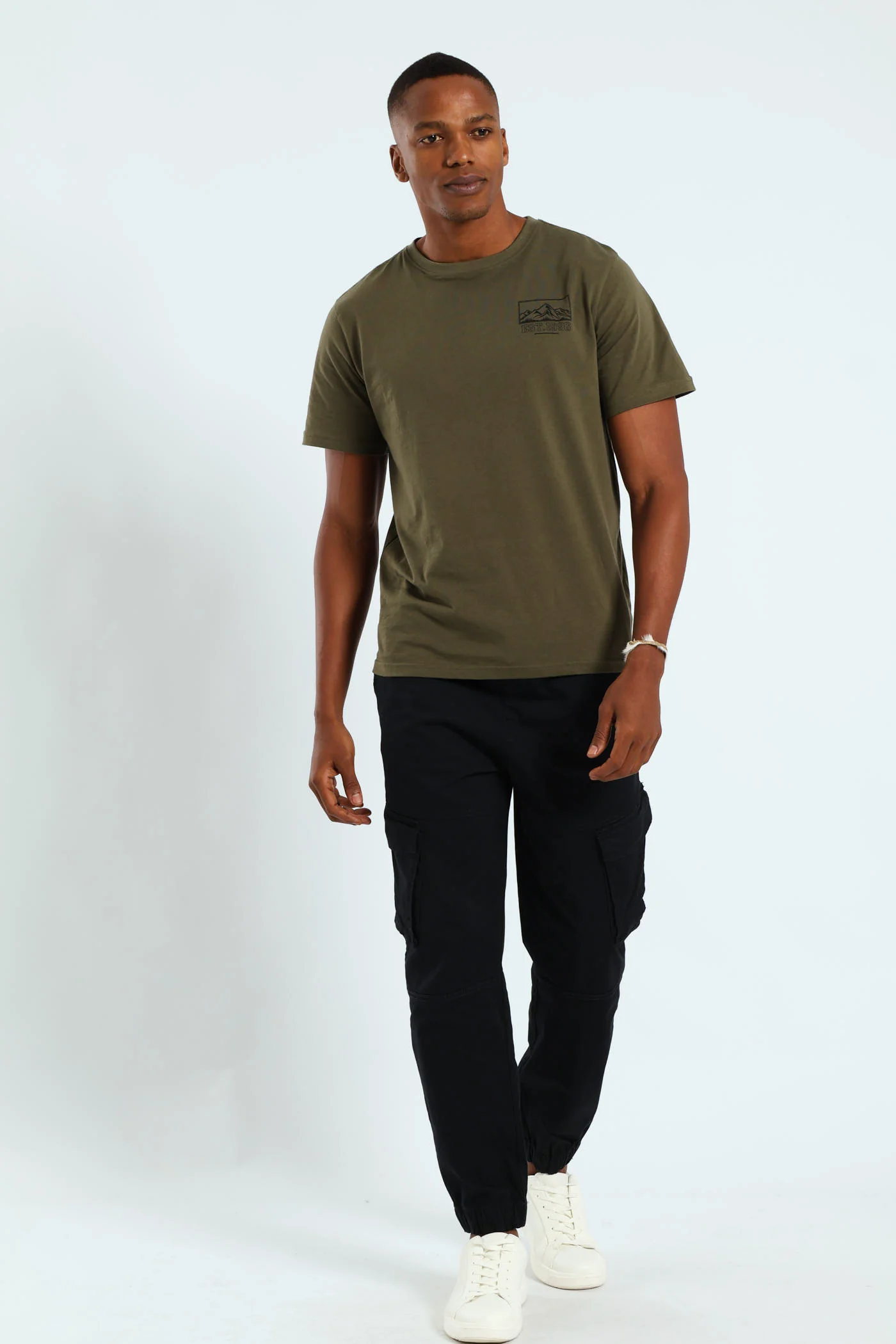 Himalaya LHS Chest Tee - Fatigue - Image 3