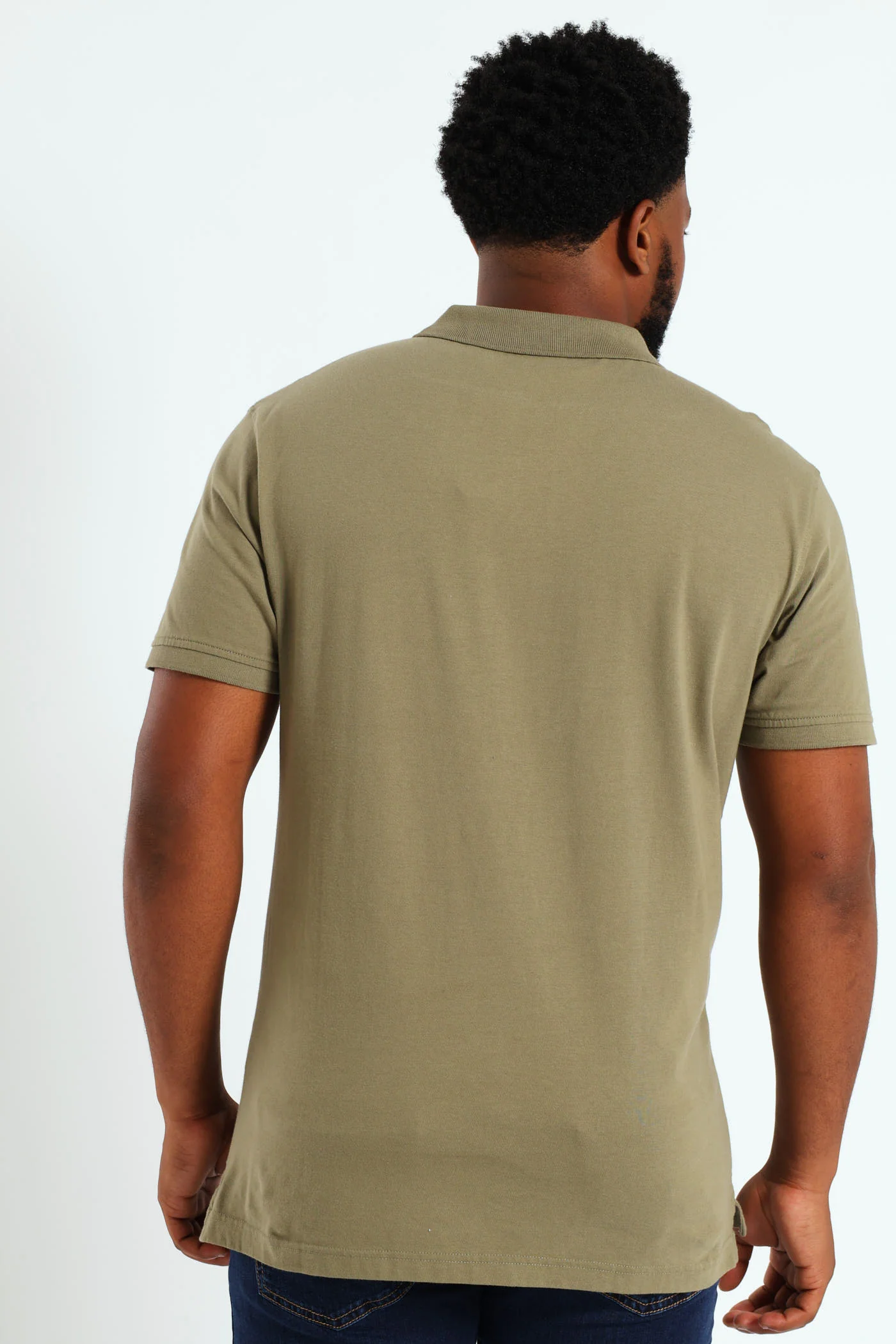 Hm Polo Za Tee - Olive - Image 2