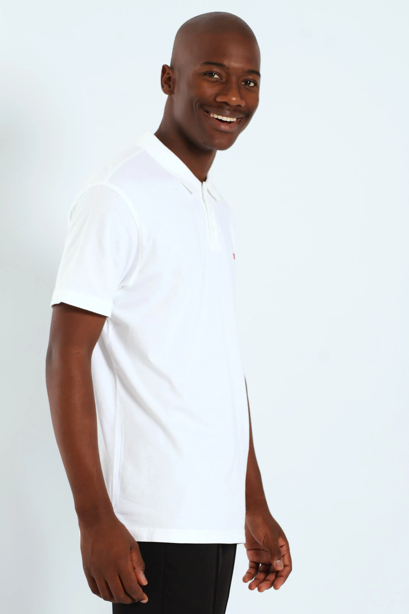 Hm Polo Za Tee - White - Image 3