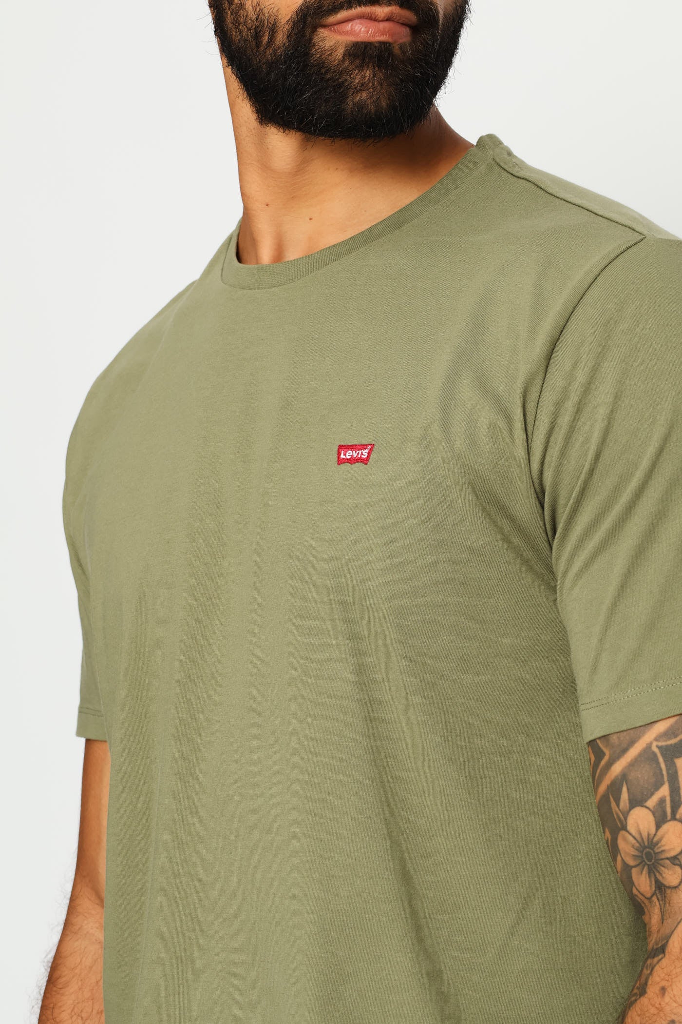 Hm Za Classic Tee - Olive - Image 2