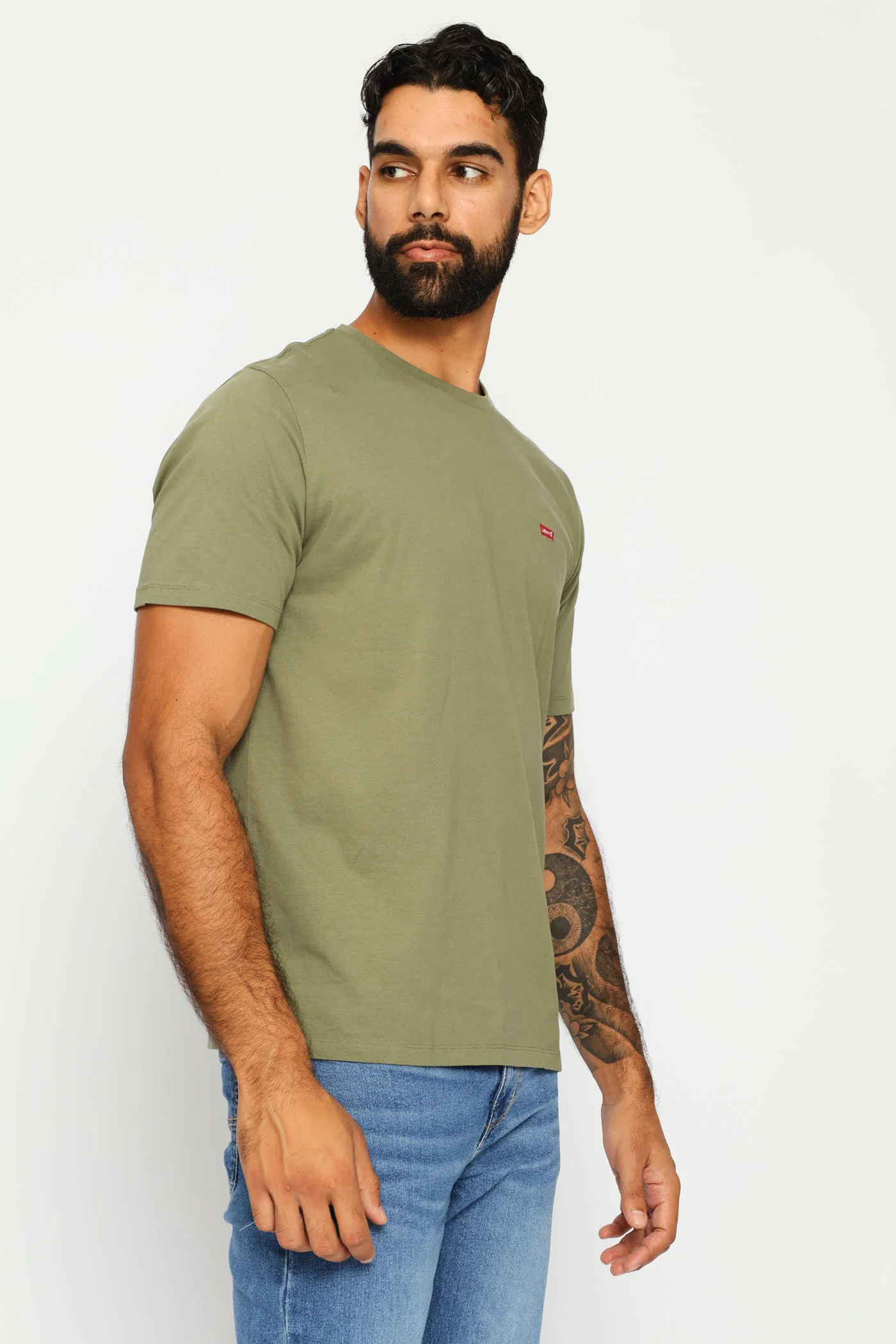 Hm Za Classic Tee - Olive - Image 3