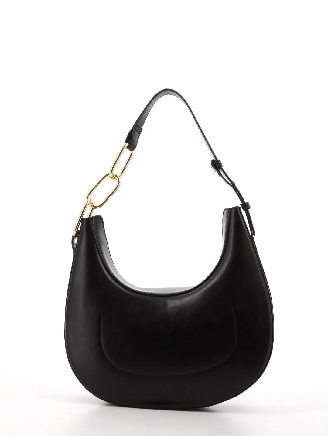 Lorena Link Handle Hobo Bag - Black - Image 2