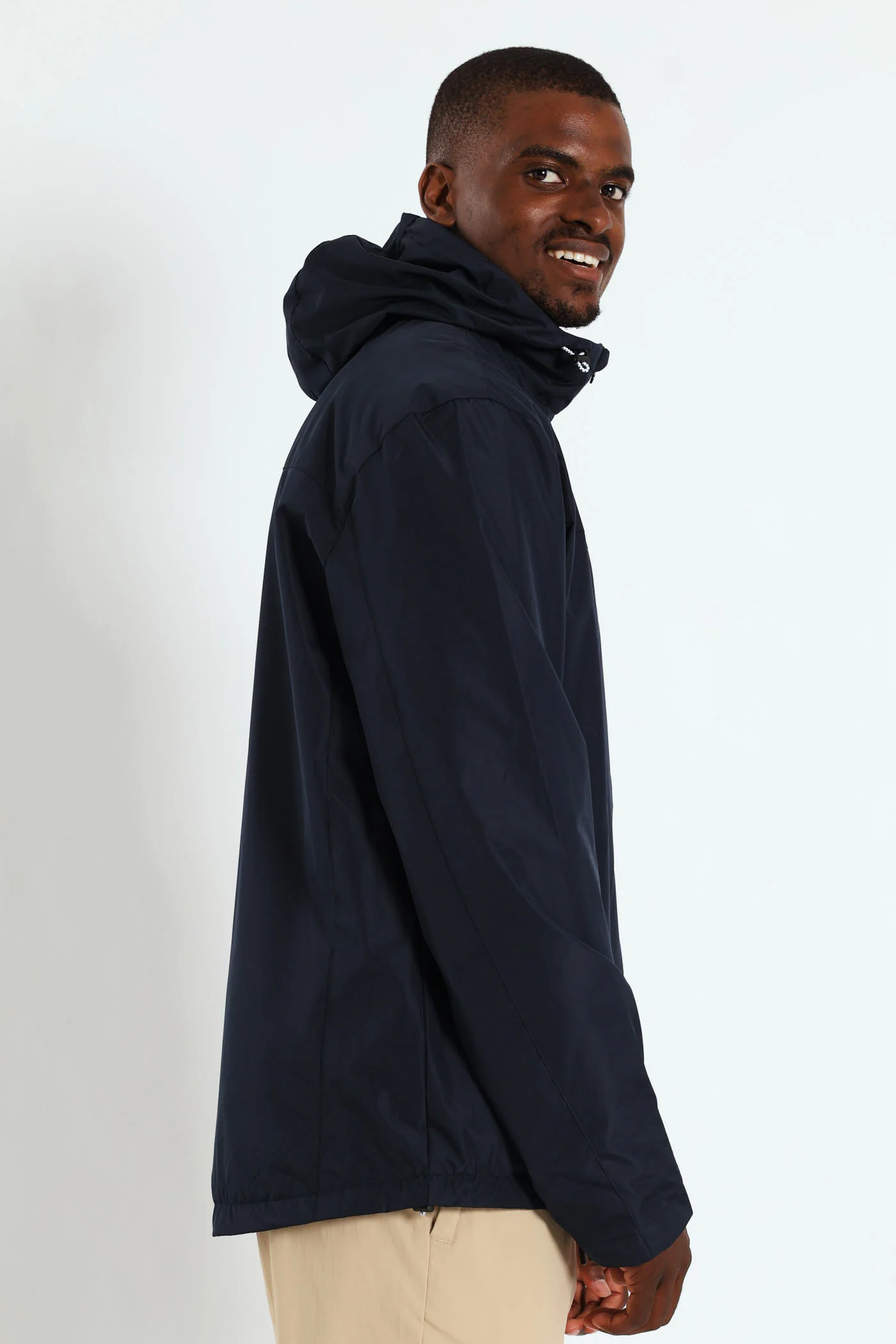 Hooded Anorak - Navy - Image 10