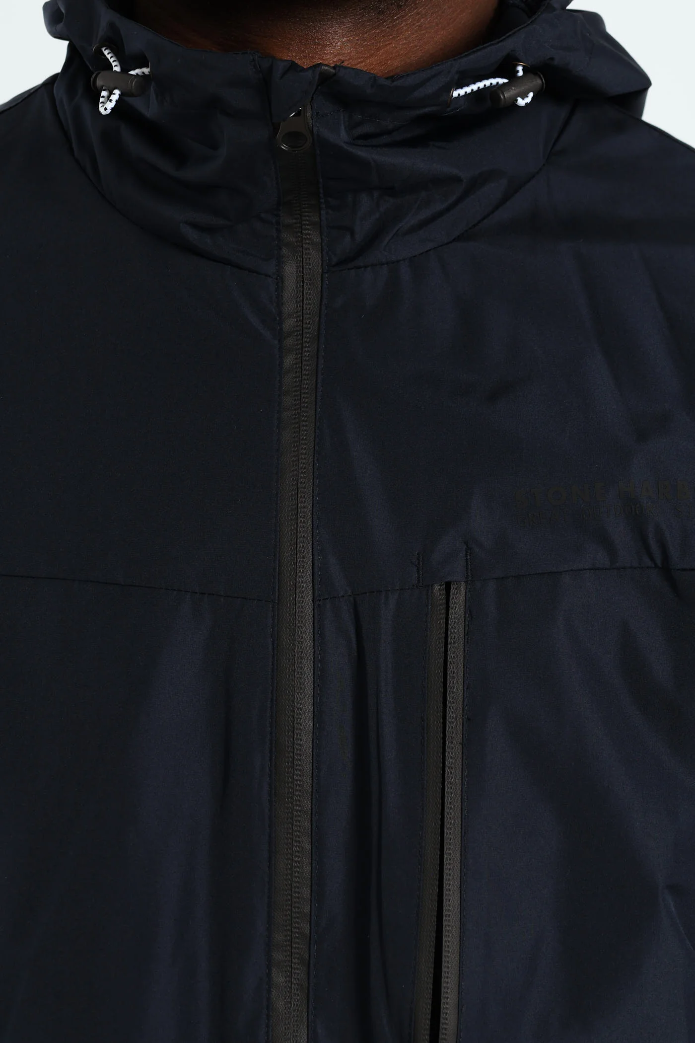 Hooded Anorak - Navy - Image 11