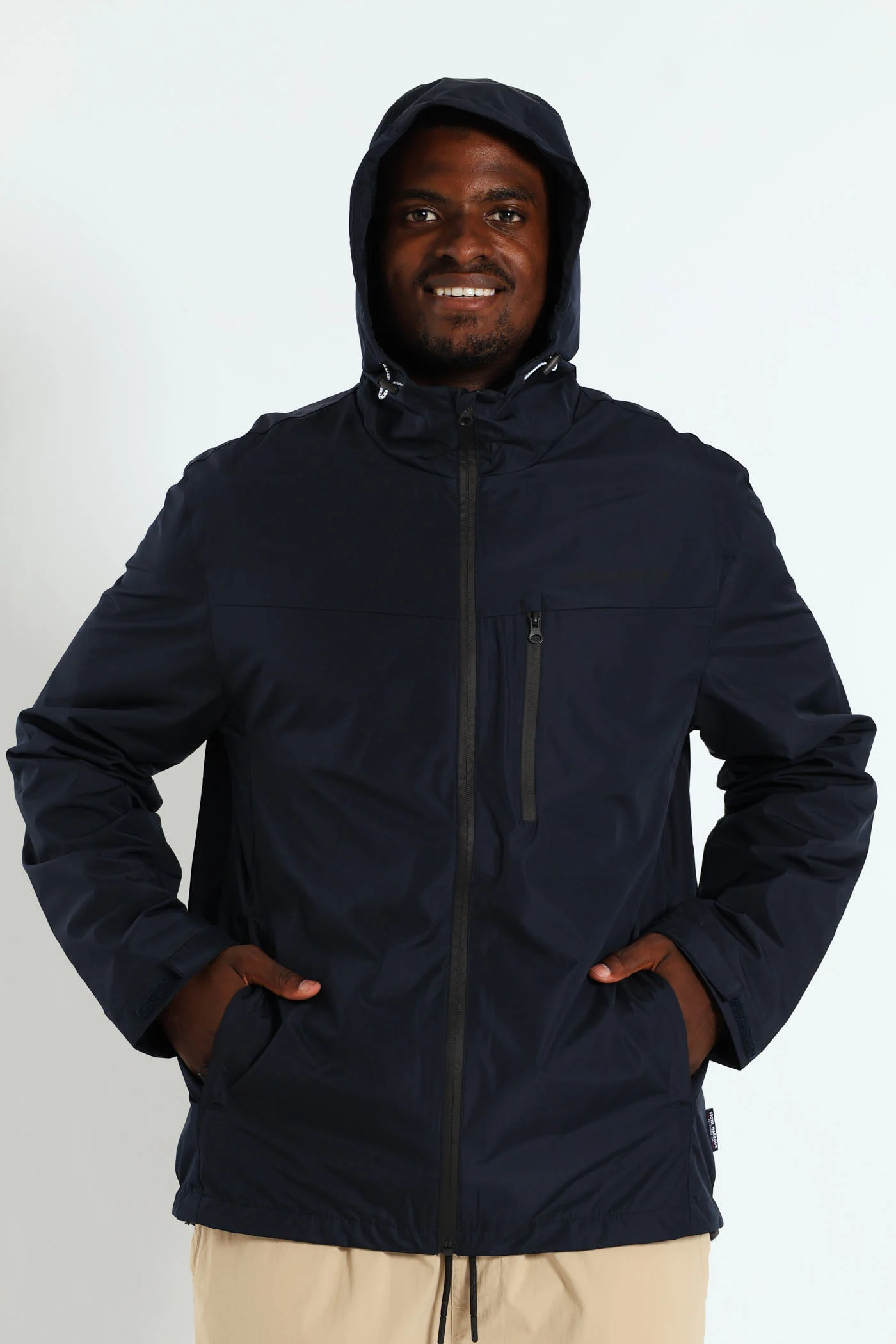 Hooded Anorak - Navy - Image 8