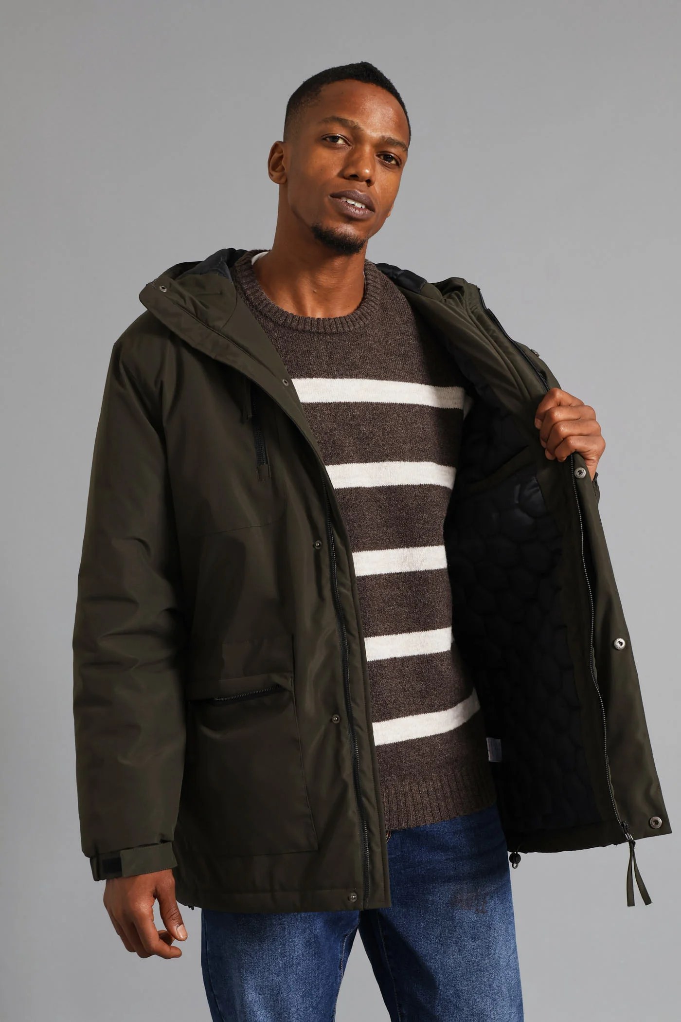 Hooded Parka - Fatigue - Image 3