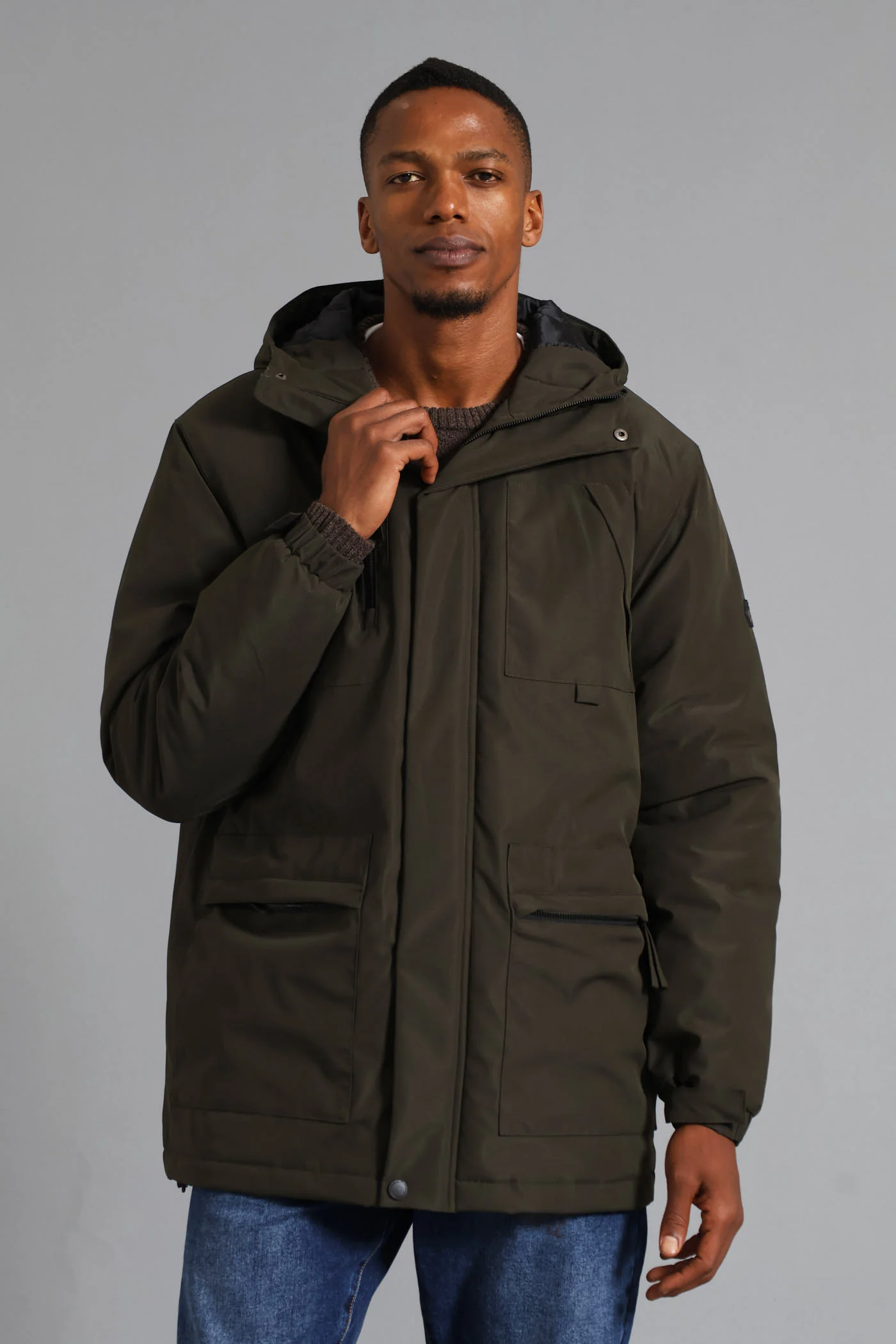 Hooded Parka - Fatigue - Image 4
