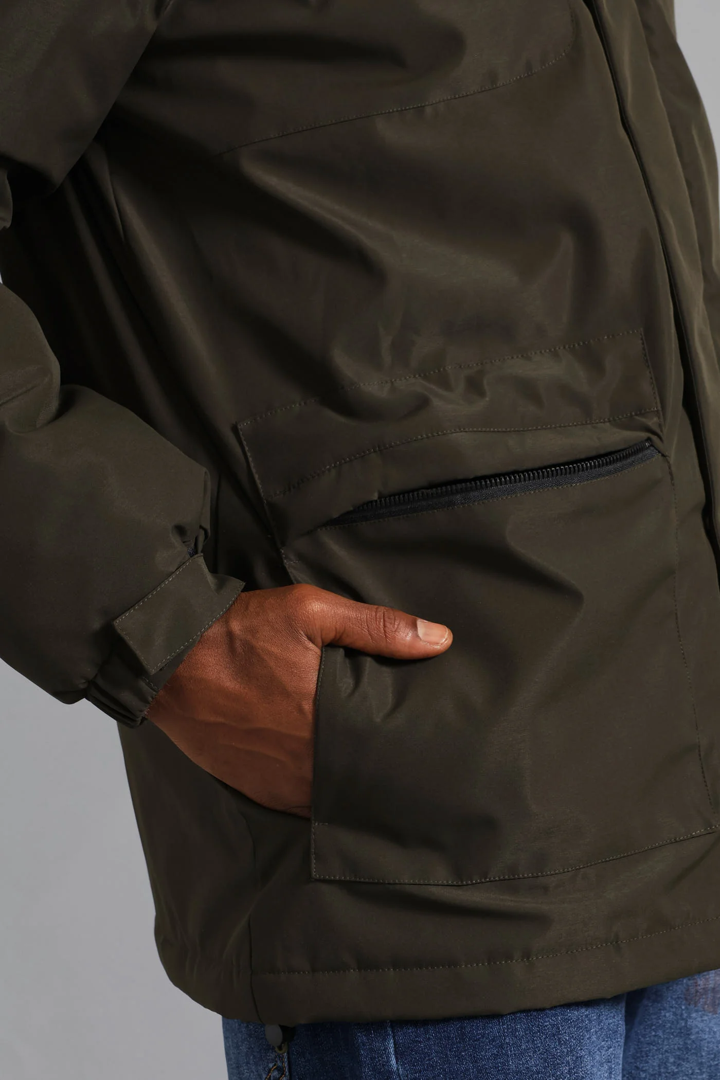 Hooded Parka - Fatigue - Image 8