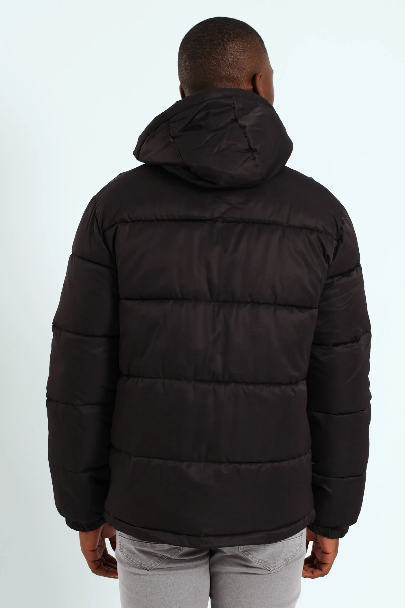 Hooded Puffer - Black - Image 4
