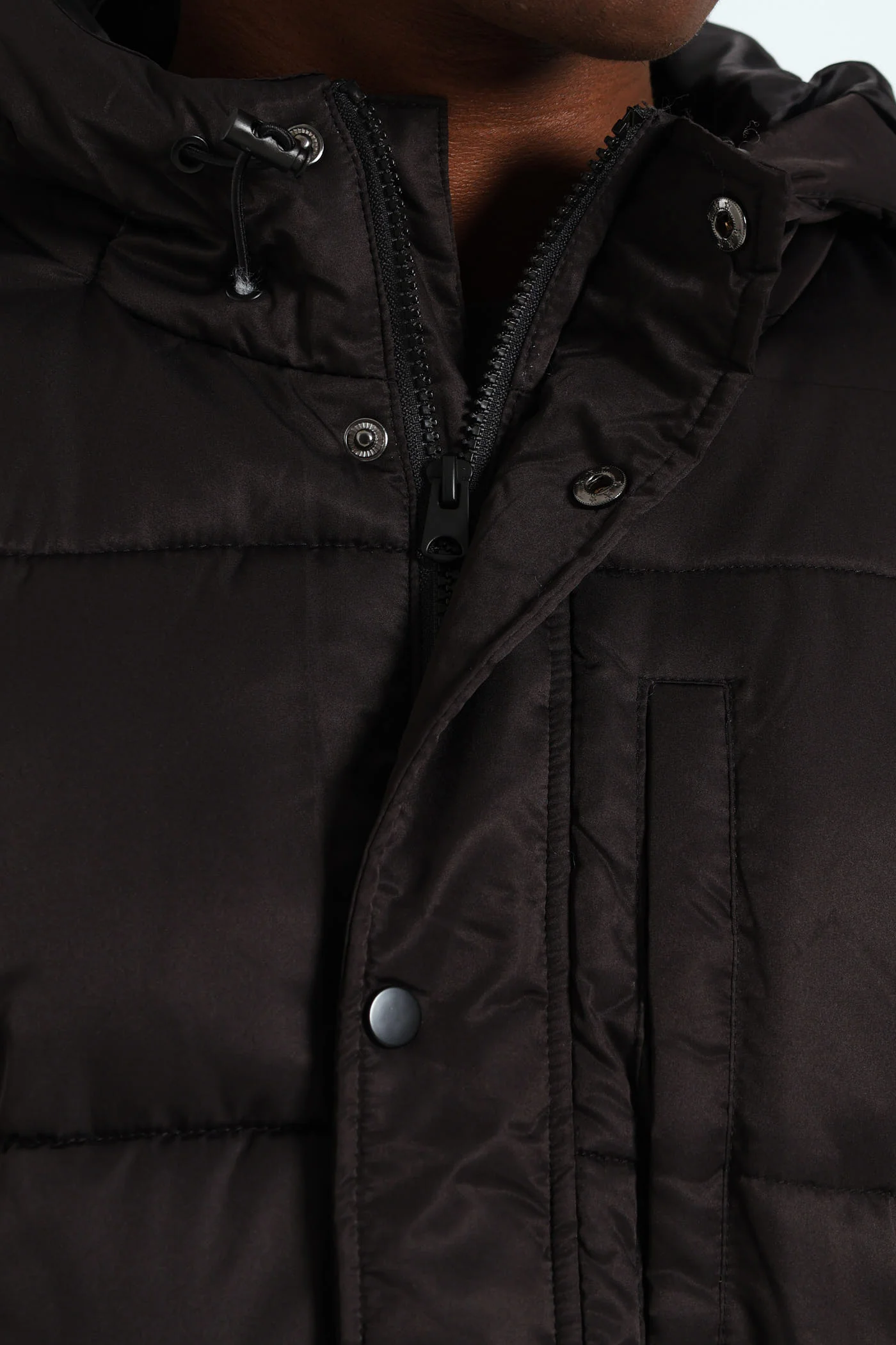 Hooded Puffer - Black - Image 6