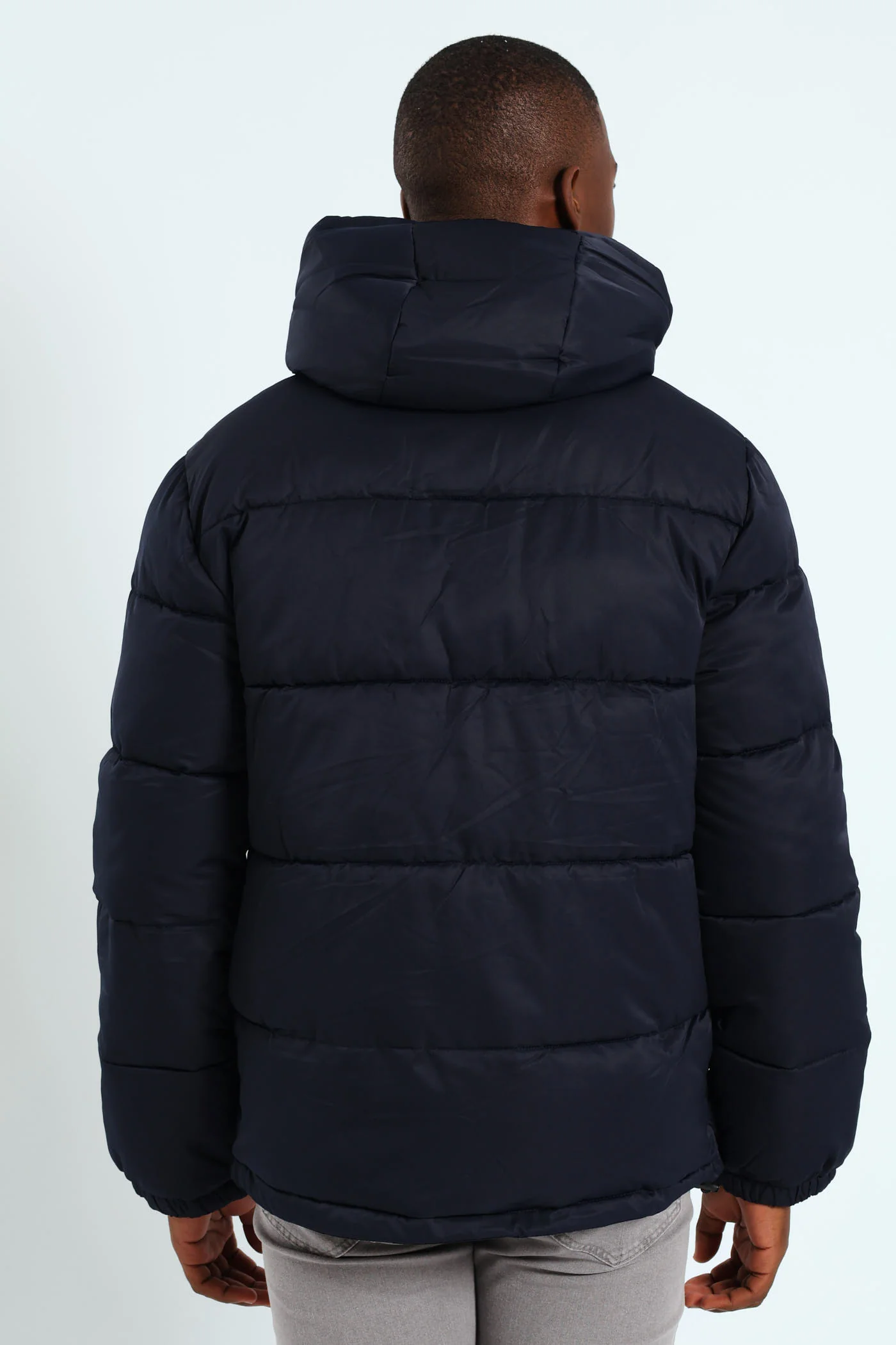 Hooded Puffer - Navy - Image 3