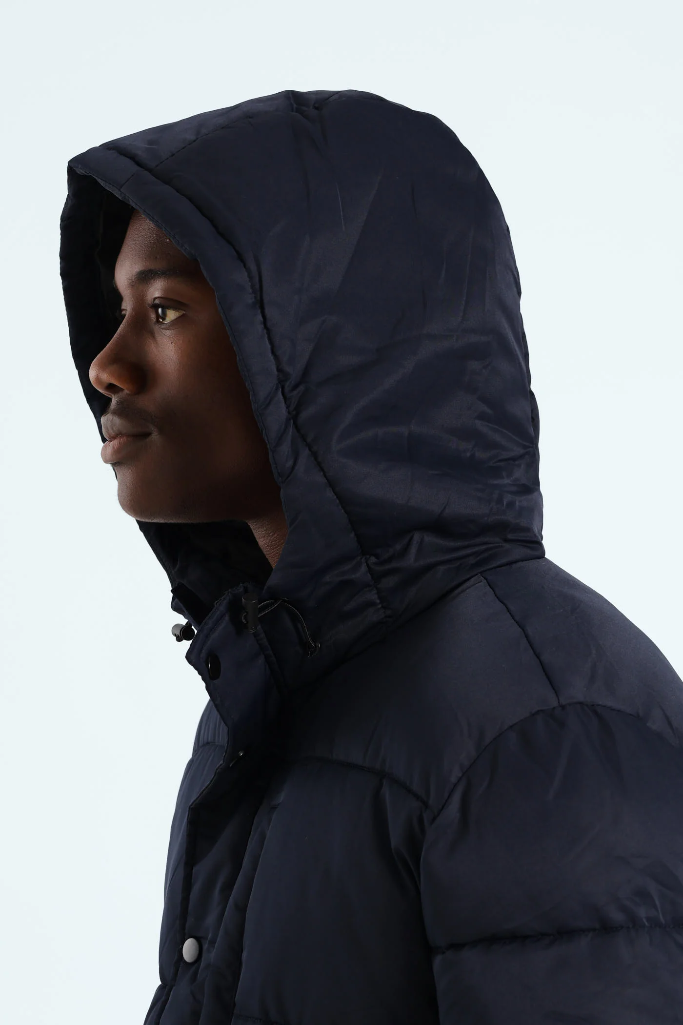 Hooded Puffer - Navy - Image 6