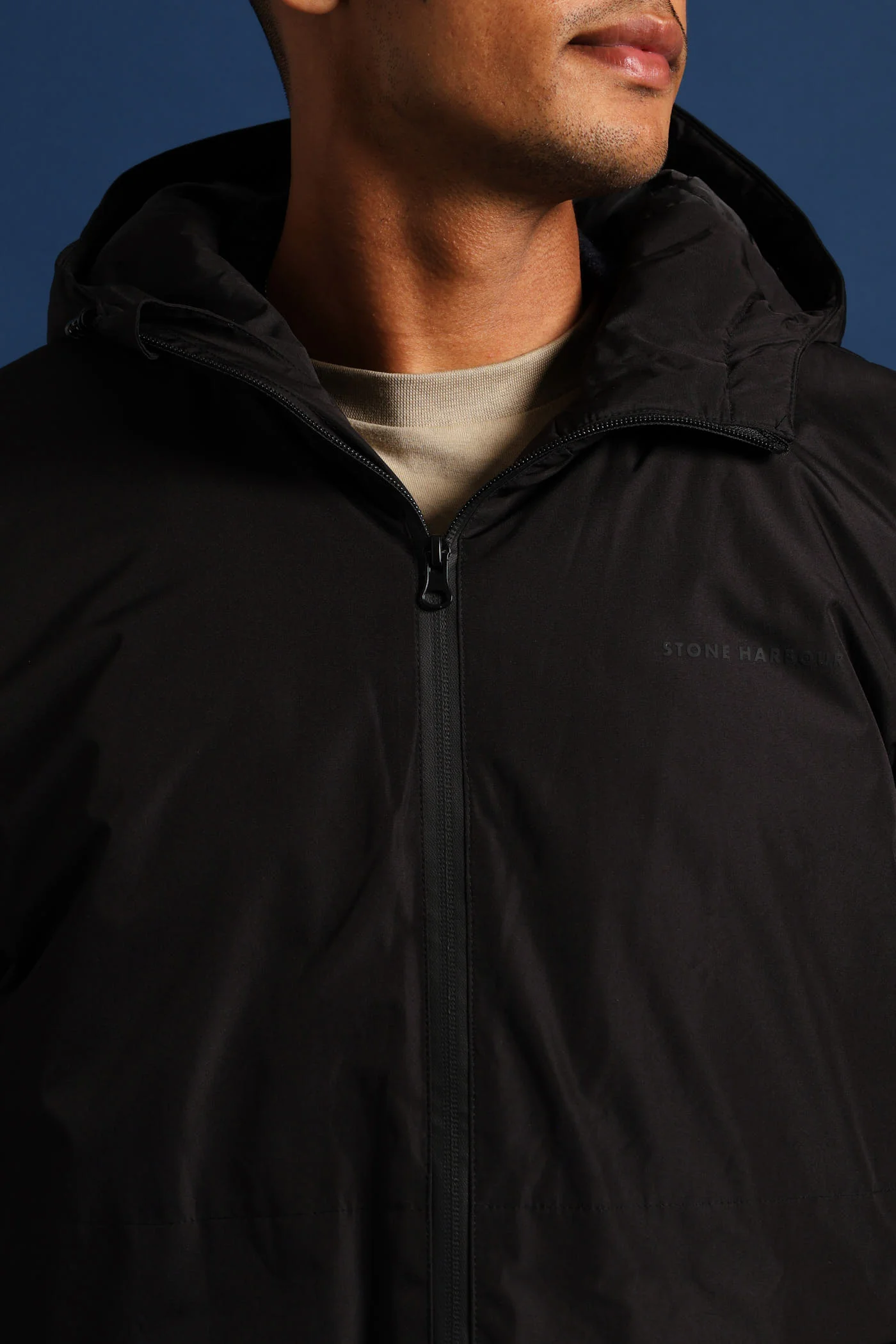 Hooded Shell Jacket - Black - Image 2