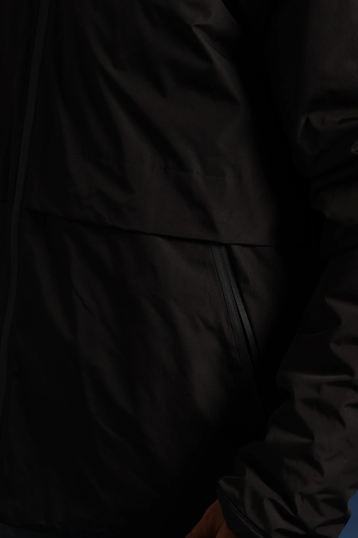 Hooded Shell Jacket - Black - Image 3