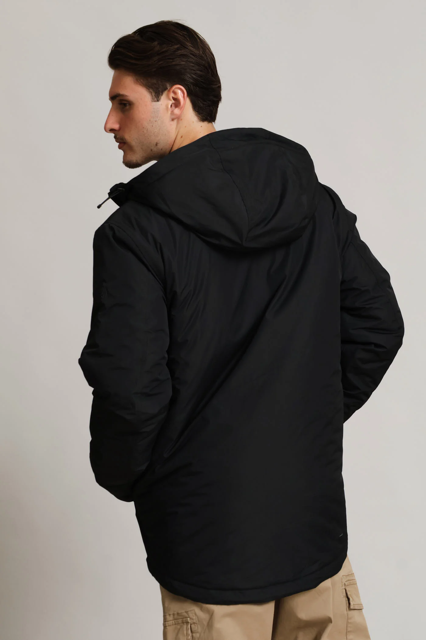 Hooded Shell Jacket - Black - Image 8