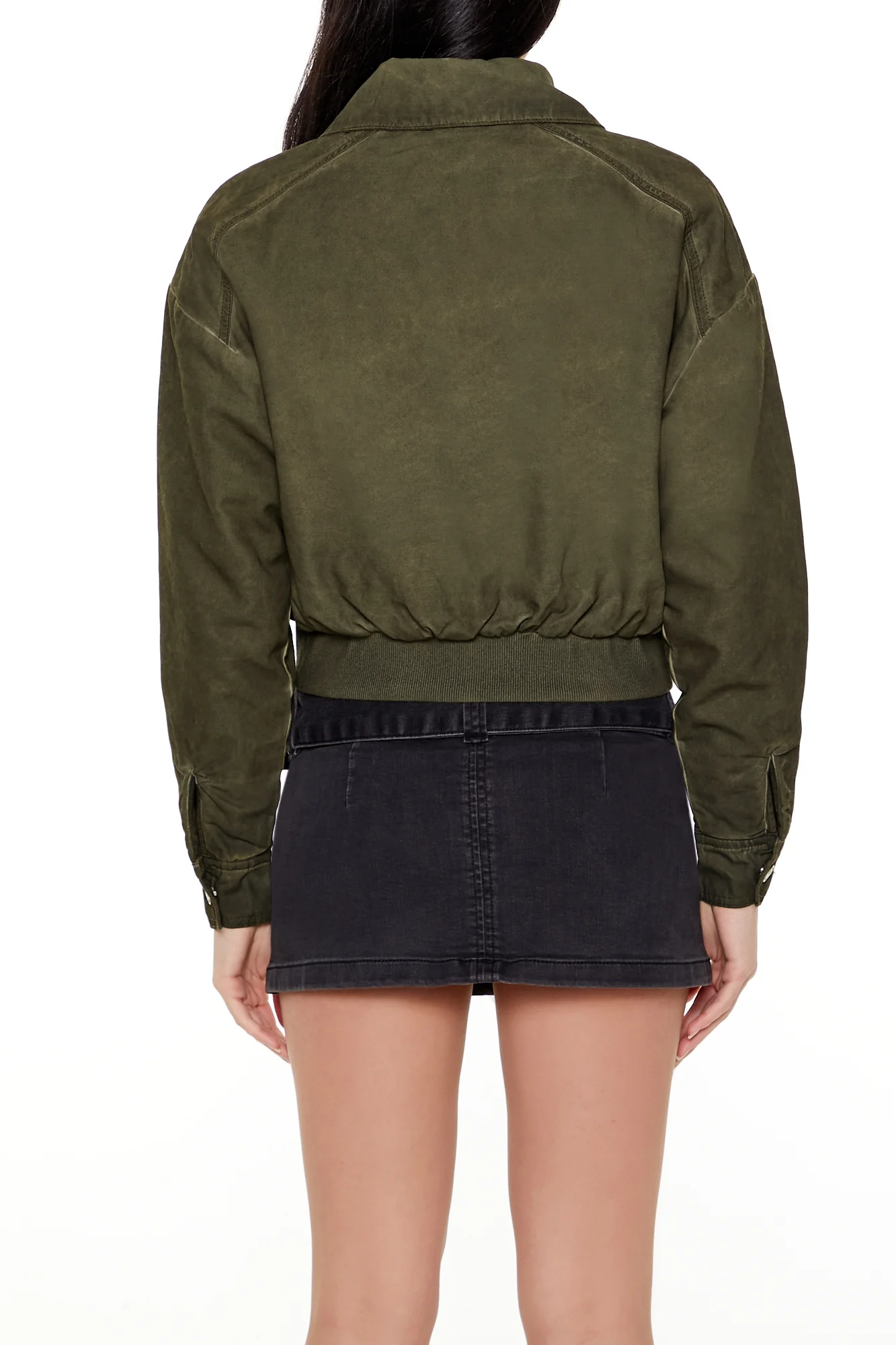 Hoodie Jacket - Olive - Image 4
